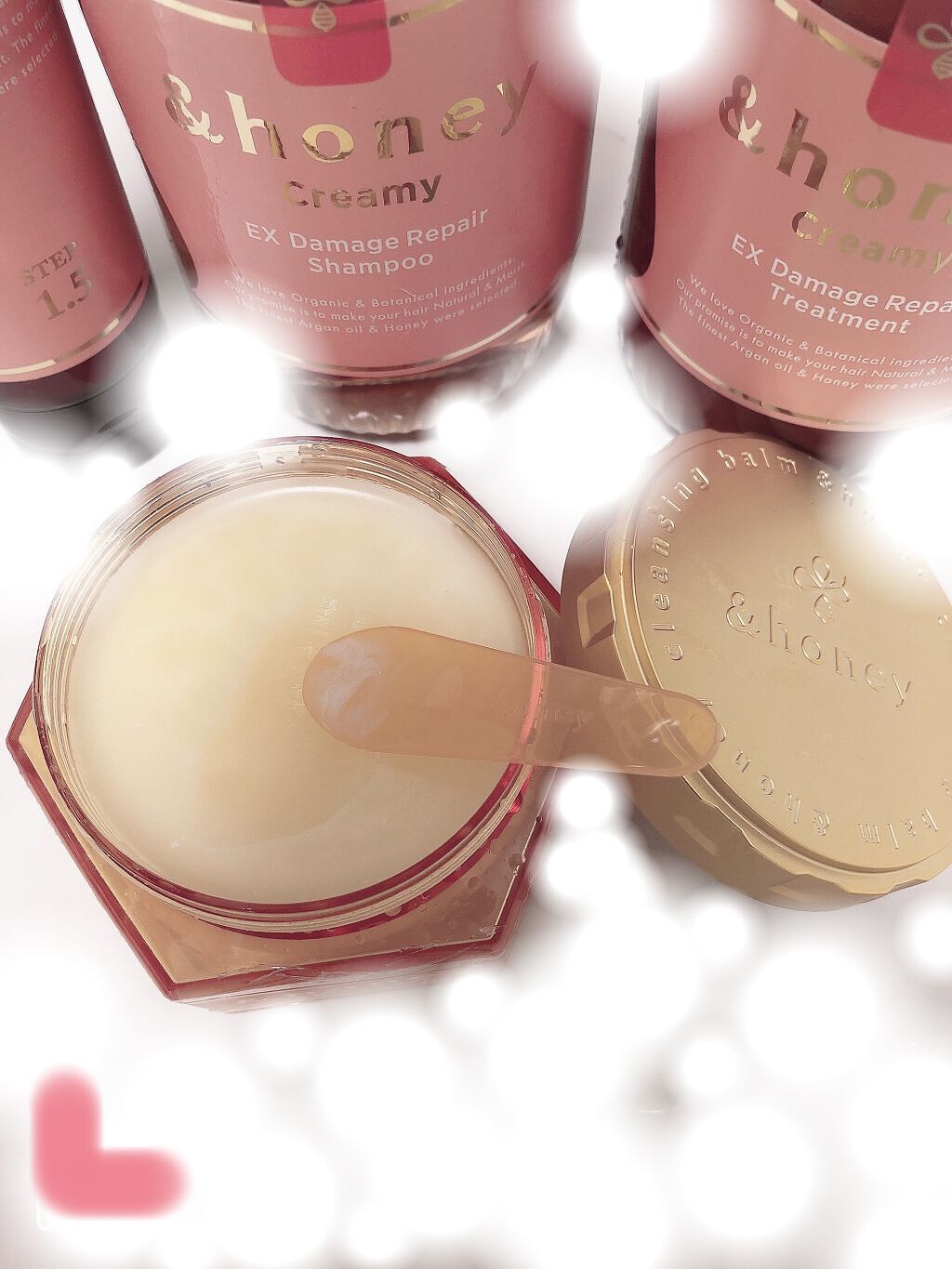 Creamy EXダメージリペアシャンプー1.0/ヘアトリートメント2.0/&honey/市販シャンプーを使ったクチコミ（3枚目）