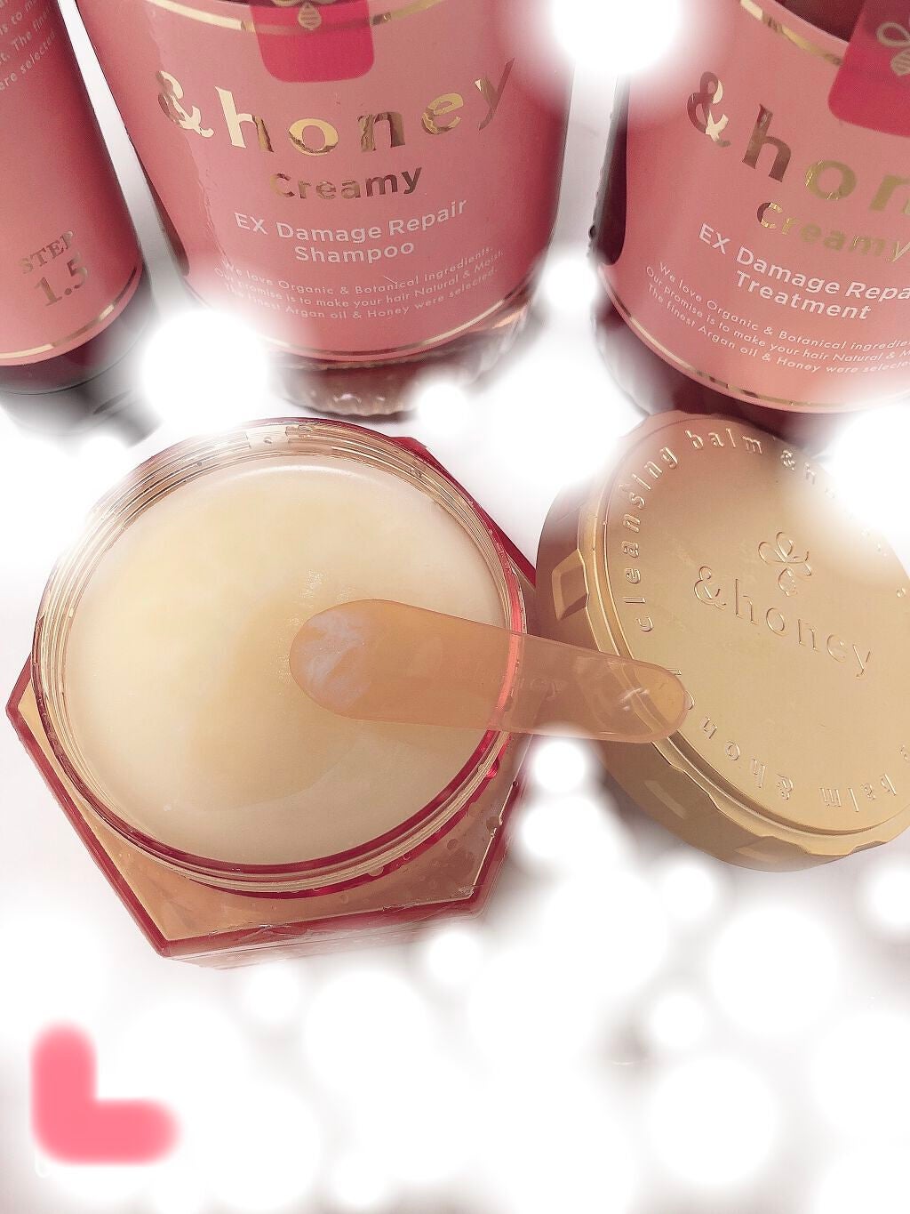 Creamy EXダメージリペアシャンプー1.0/ヘアトリートメント2.0/&honey/市販シャンプーを使ったクチコミ(3枚目)