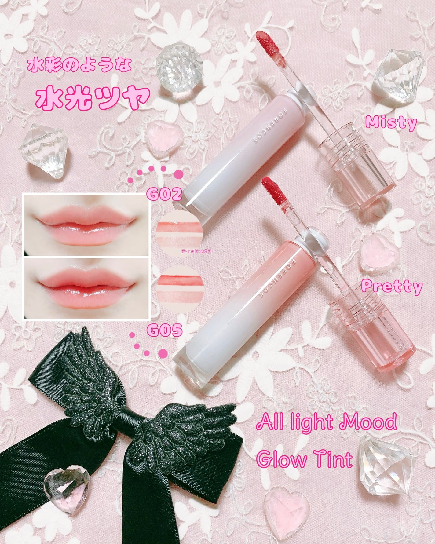 オールライトムードグローティント/フォレンコス/リップティントを使ったクチコミ(1枚目)