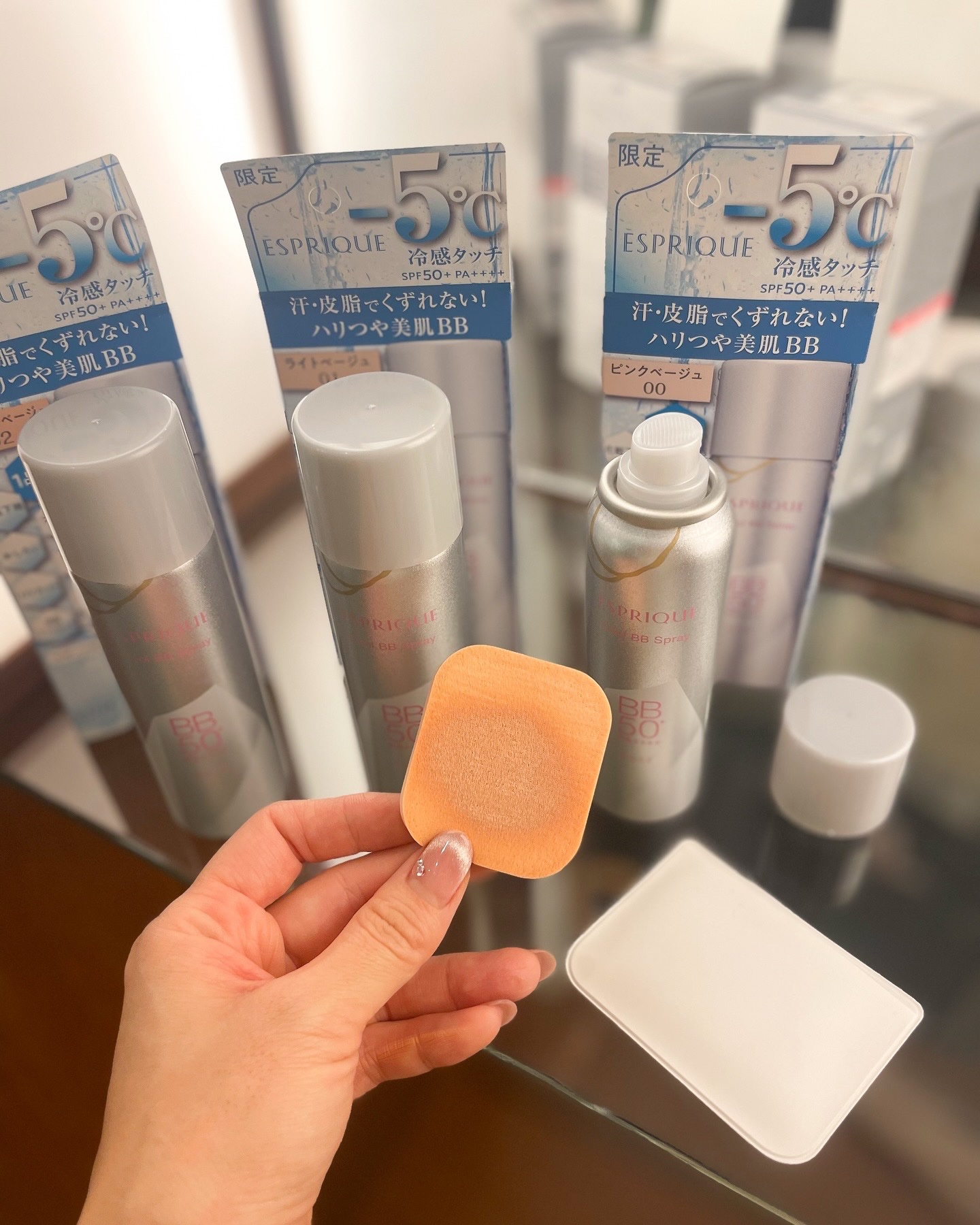 冷感タッチ BBスプレー UV 50 W/ESPRIQUE/BBクリームを使ったクチコミ（3枚目）