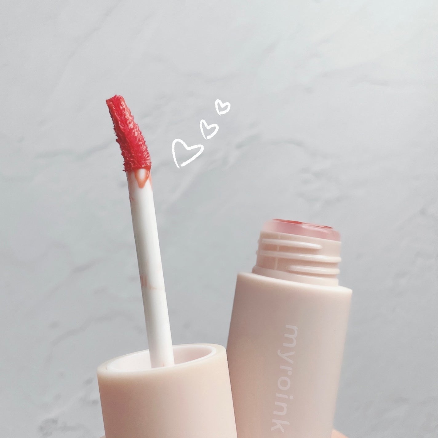 マイカラーフォーミーリップティントN/myroink/リップティントを使ったクチコミ(3枚目)