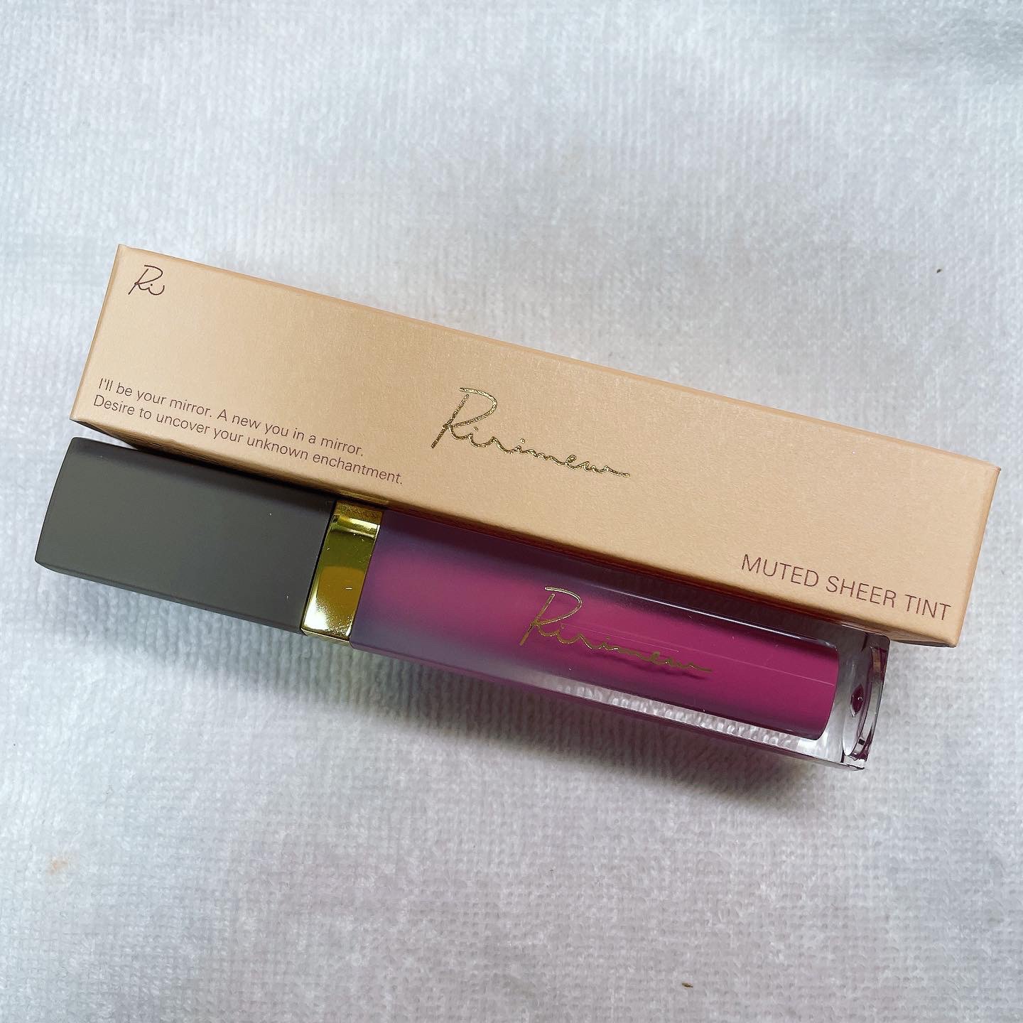 ミューテッドシアーティント 07 ピンクコスモス/Ririmew/リップティントを使ったクチコミ（1枚目）