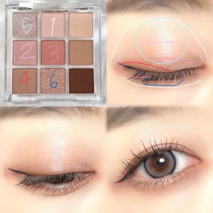 シャドウパレット/and:ar/アイシャドウパレットを使ったクチコミ(4枚目)