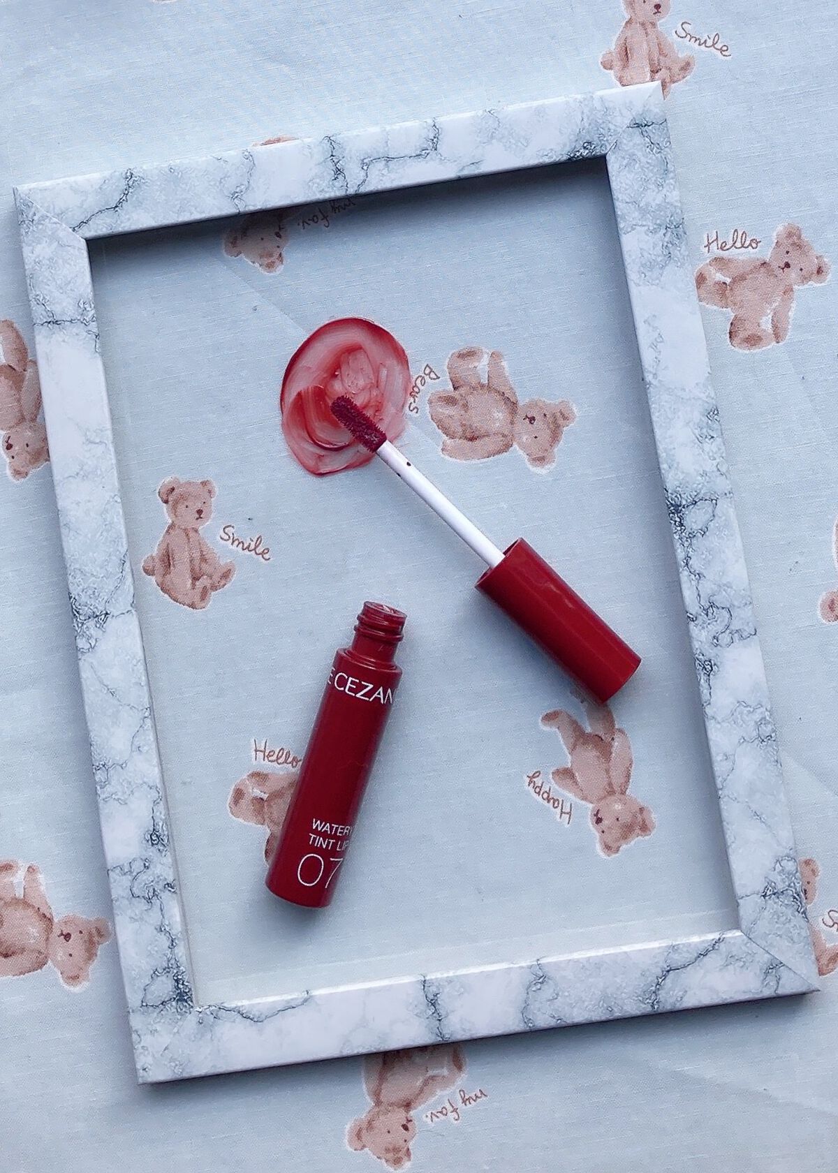 ウォータリーティントリップ/CEZANNE/リップティントを使ったクチコミ(4枚目)