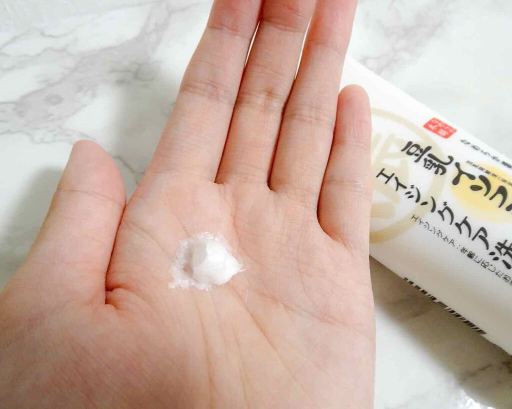 WRクレンジング洗顔 N/なめらか本舗/洗顔フォームを使ったクチコミ（2枚目）