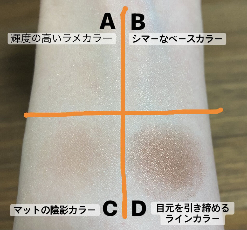 ベージュトーンアイシャドウ/CEZANNE/アイシャドウパレットを使ったクチコミ（2枚目）