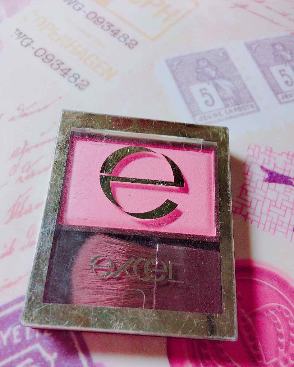 スキニーリッチチーク/excel/パウダーチークを使ったクチコミ(1枚目)