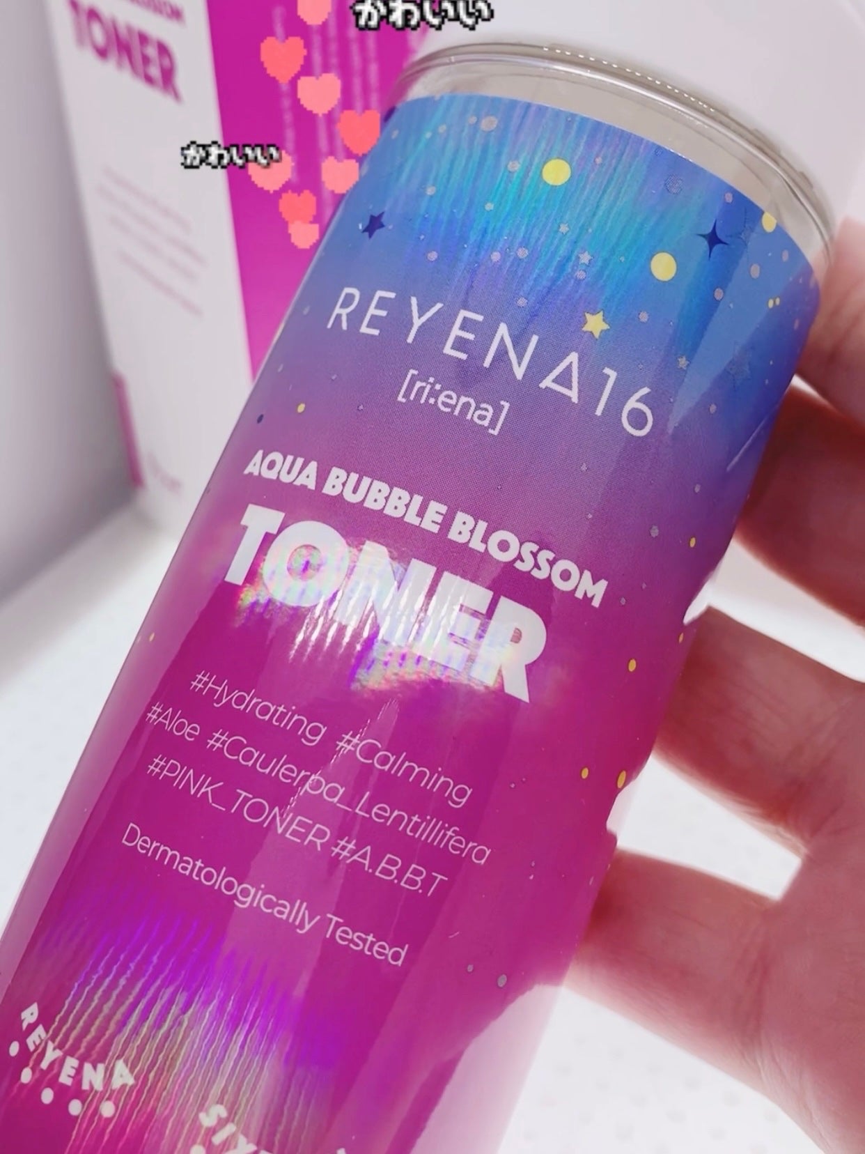 アクアバブルブロッサムトナー/REYENA16/化粧水を使ったクチコミ(2枚目)