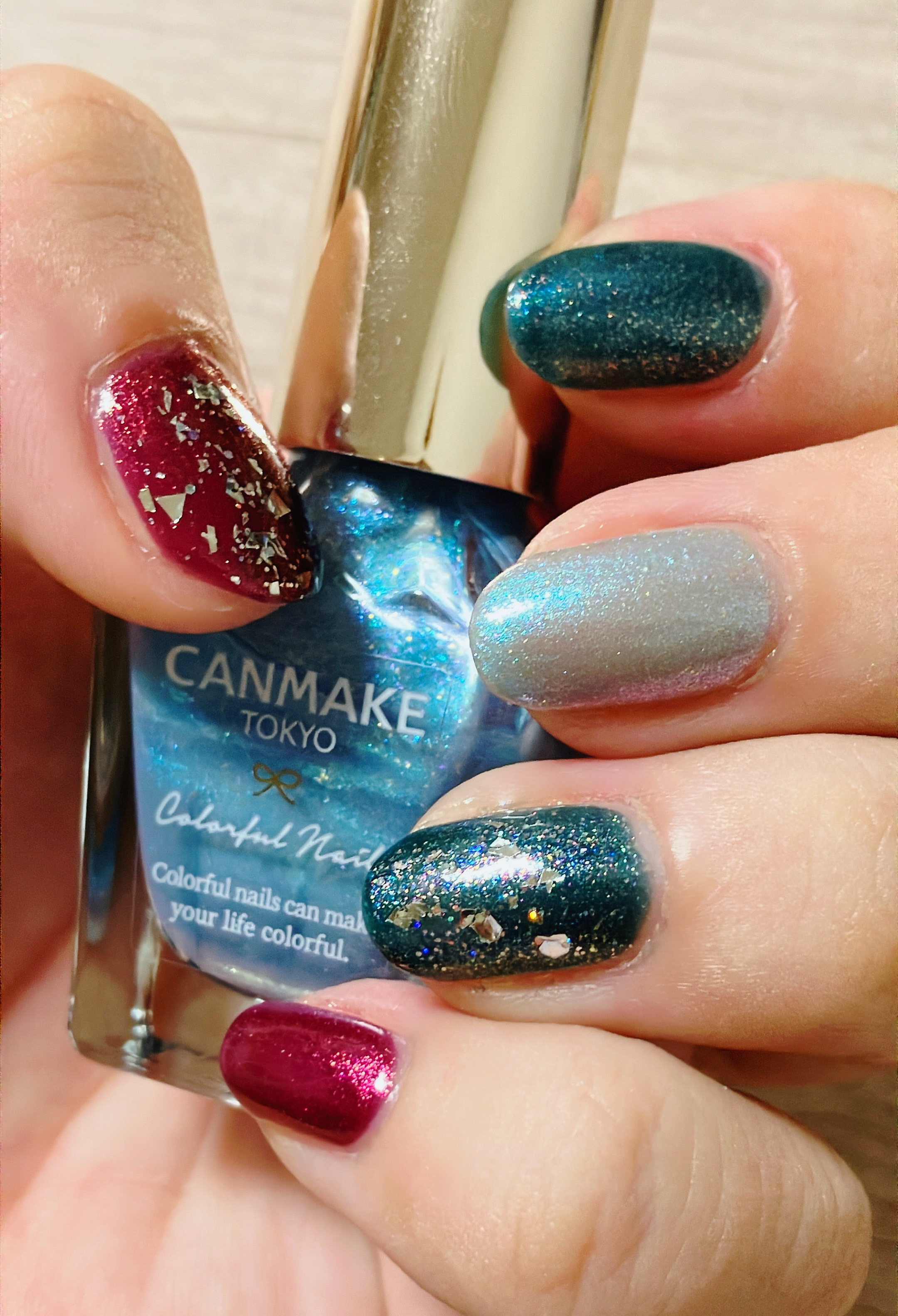 ミリオンシャイン トップコート/D-UP/ネイルトップコートを使ったクチコミ（3枚目）