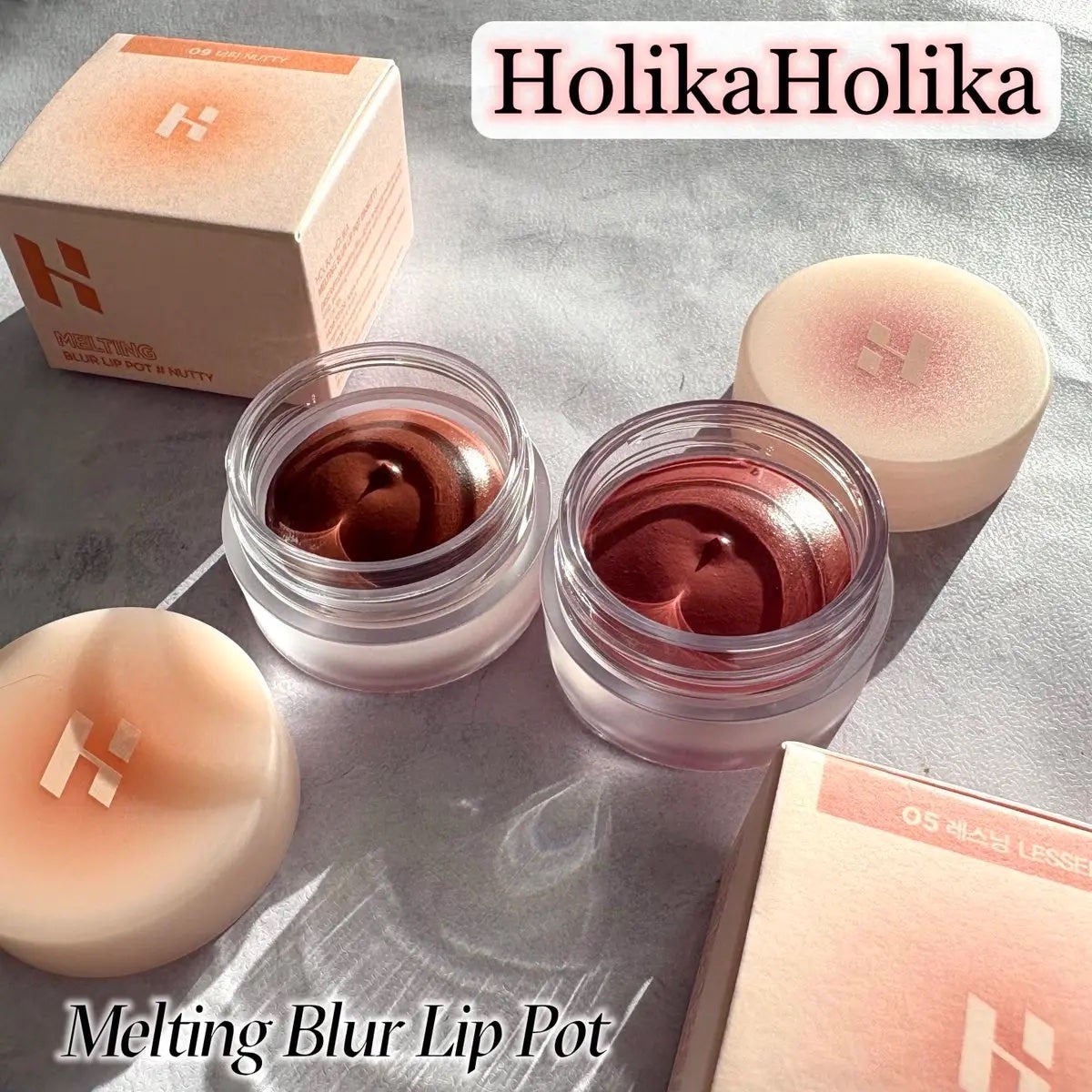 メルティングブラーリップポット/HOLIKA HOLIKA/口紅を使ったクチコミ(1枚目)