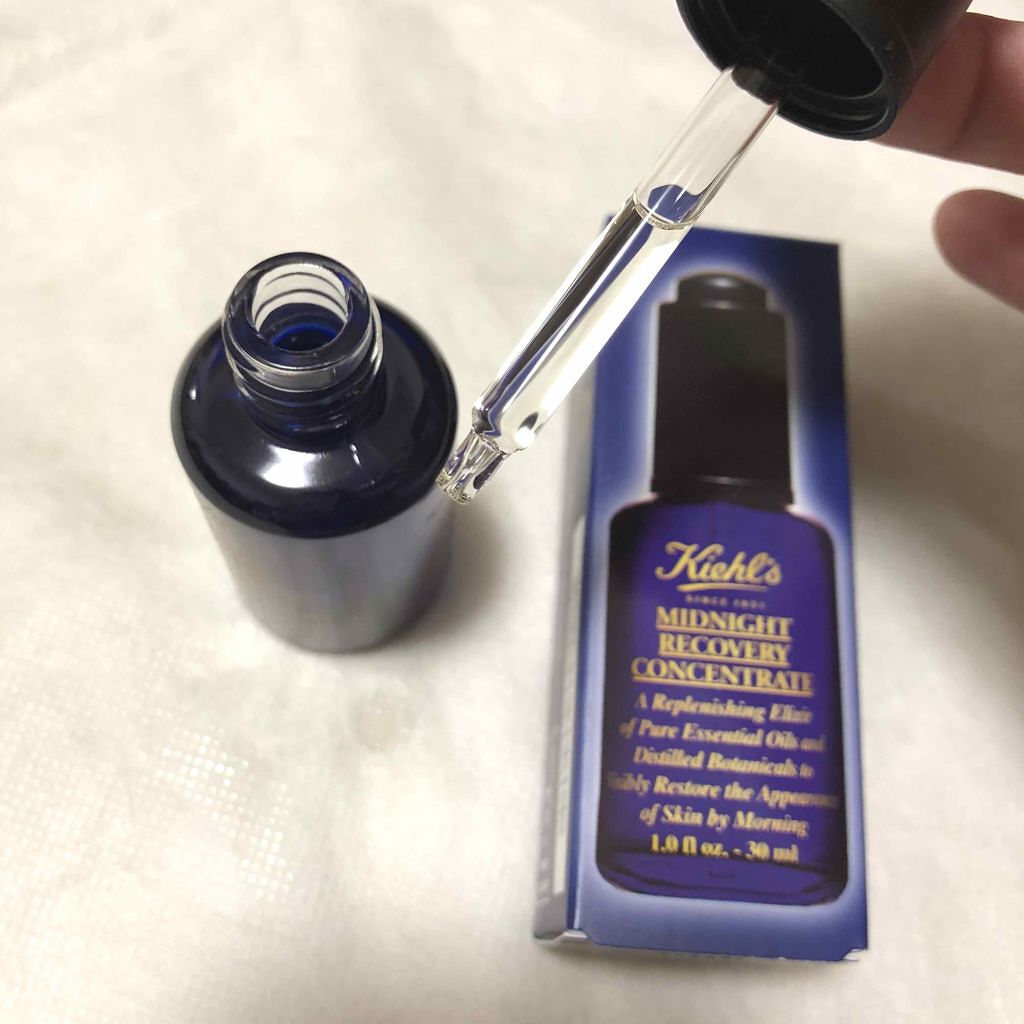 キールズ ミッドナイトボタニカル コンセントレート/Kiehl's/フェイスオイルを使ったクチコミ（2枚目）