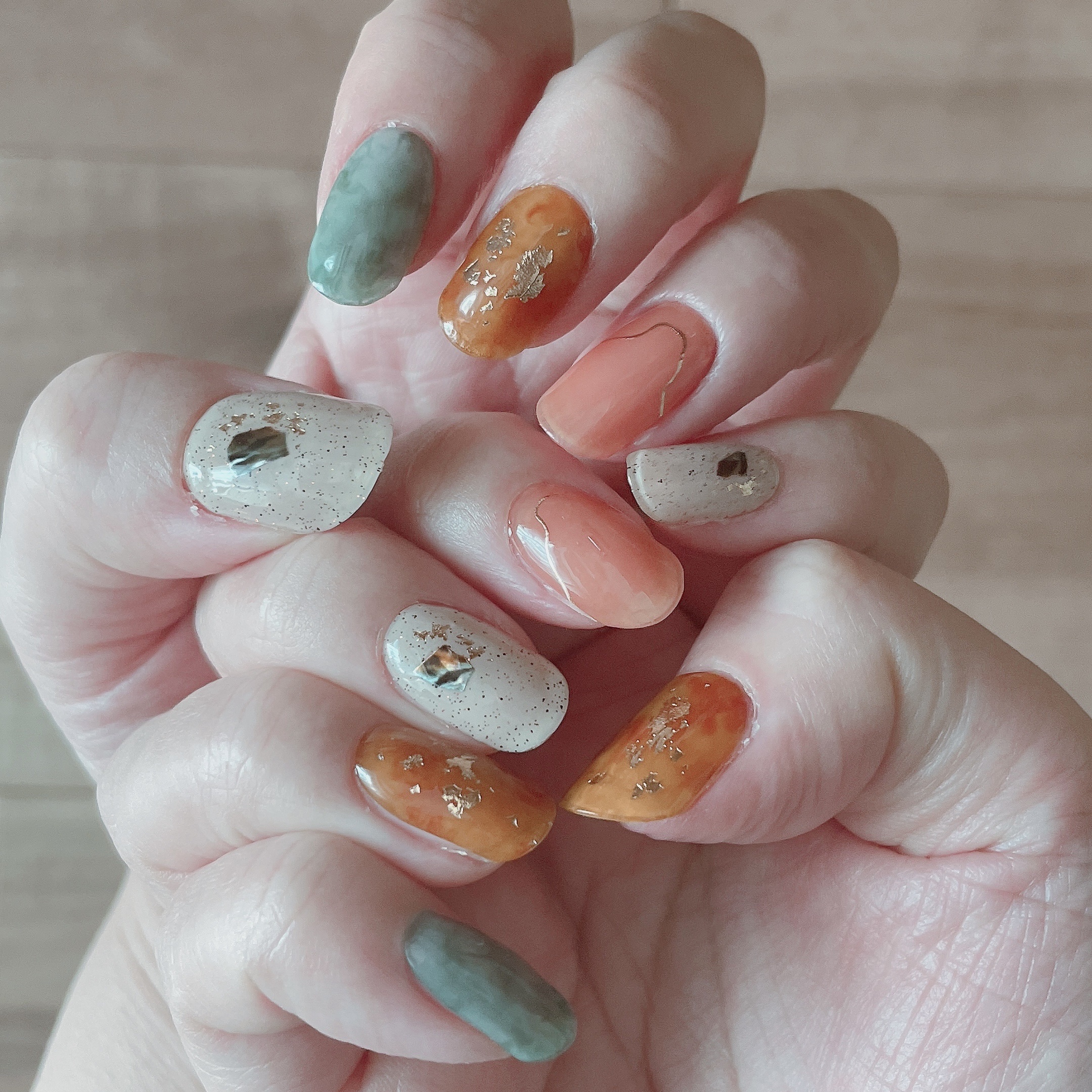 オホーラ プログロッシートップジェル/ohora/ジェルネイルを使ったクチコミ（2枚目）