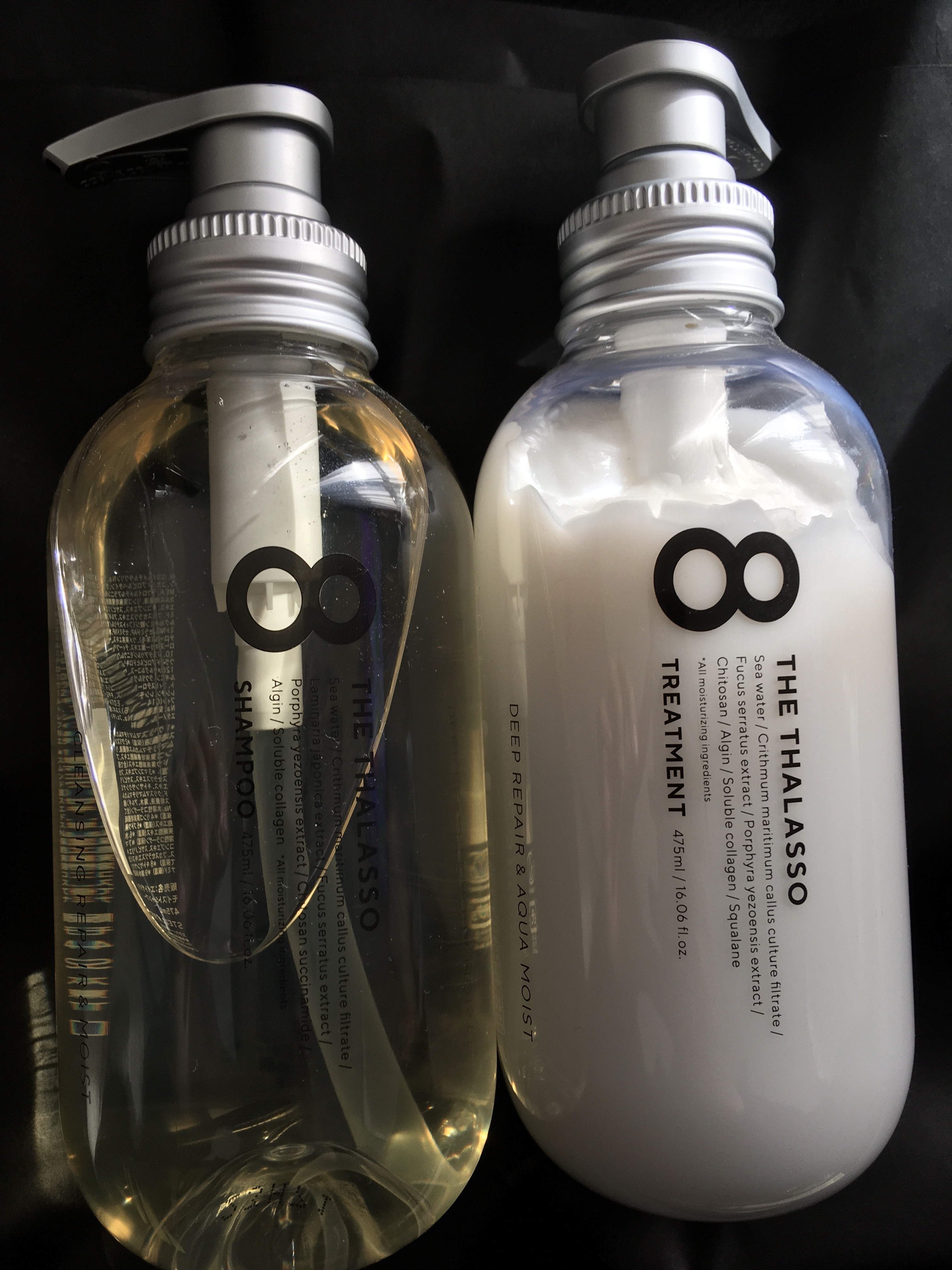 [旧商品]クレンジングリペア＆モイスト 美容液シャンプー／ディープリペア＆アクアモイスト 美容液トリートメント/エイトザタラソ/市販シャンプーを使ったクチコミ（1枚目）