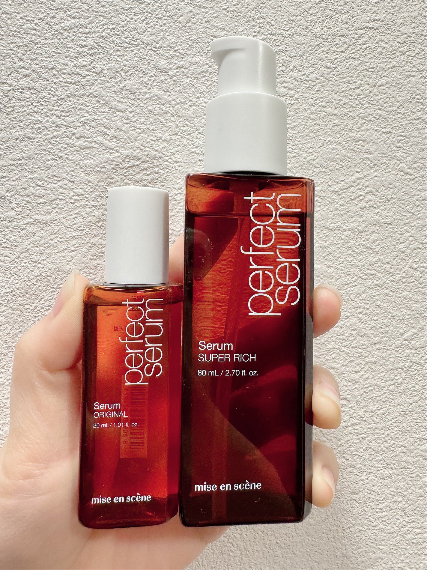 パーフェクトセラム オリジナルセラム/miseenscene/アウトバストリートメントを使ったクチコミ(2枚目)