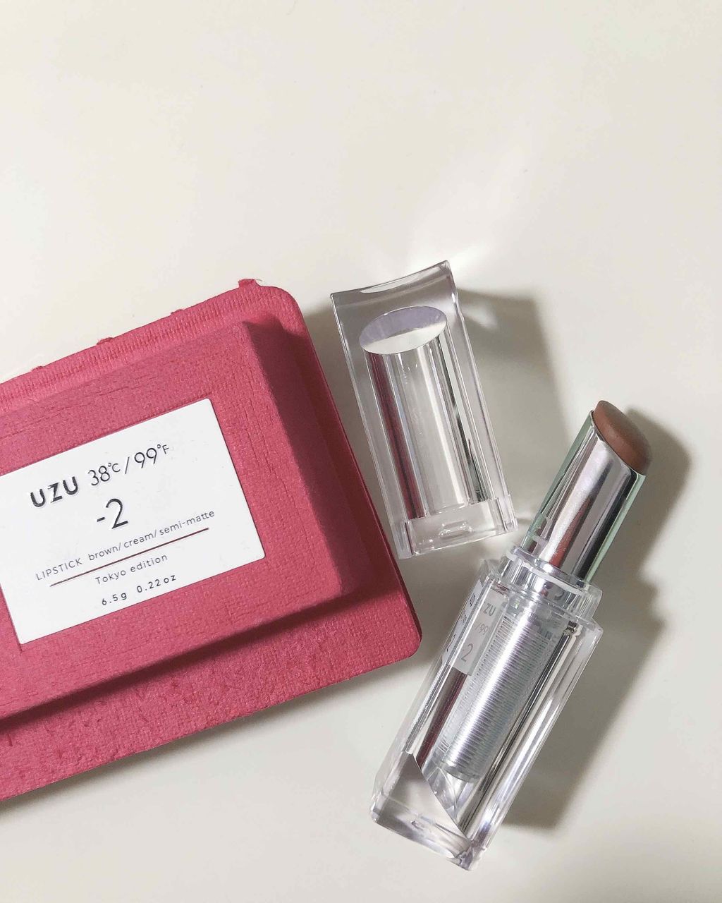 38°C / 99°F Lipstick <TOKYO>/UZU BY FLOWFUSHI/口紅を使ったクチコミ(1枚目)