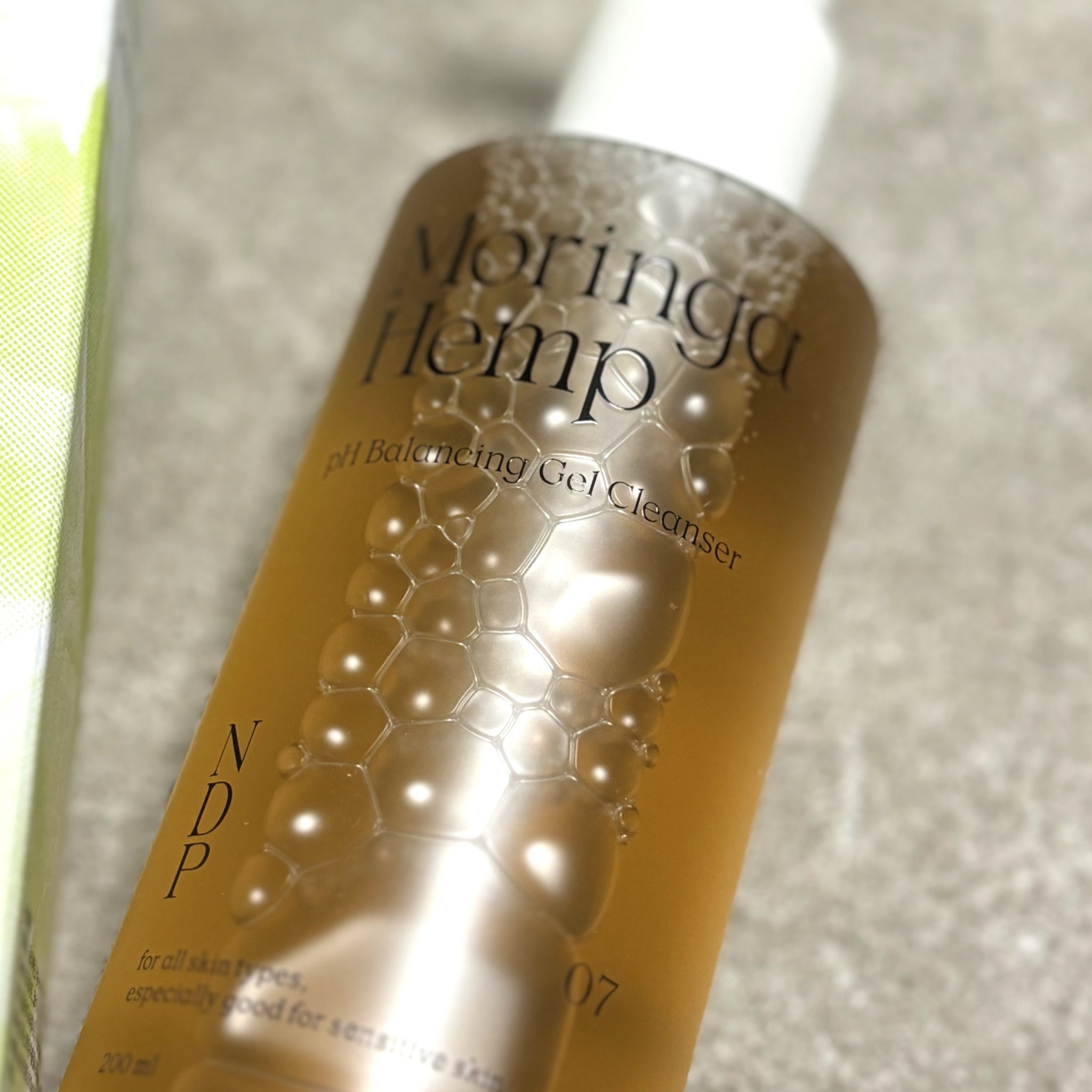 モリンガヘンプpHバランシングジェルクレンザー/NATURAL DERMA PROJECT/クレンジングジェルを使ったクチコミ（2枚目）