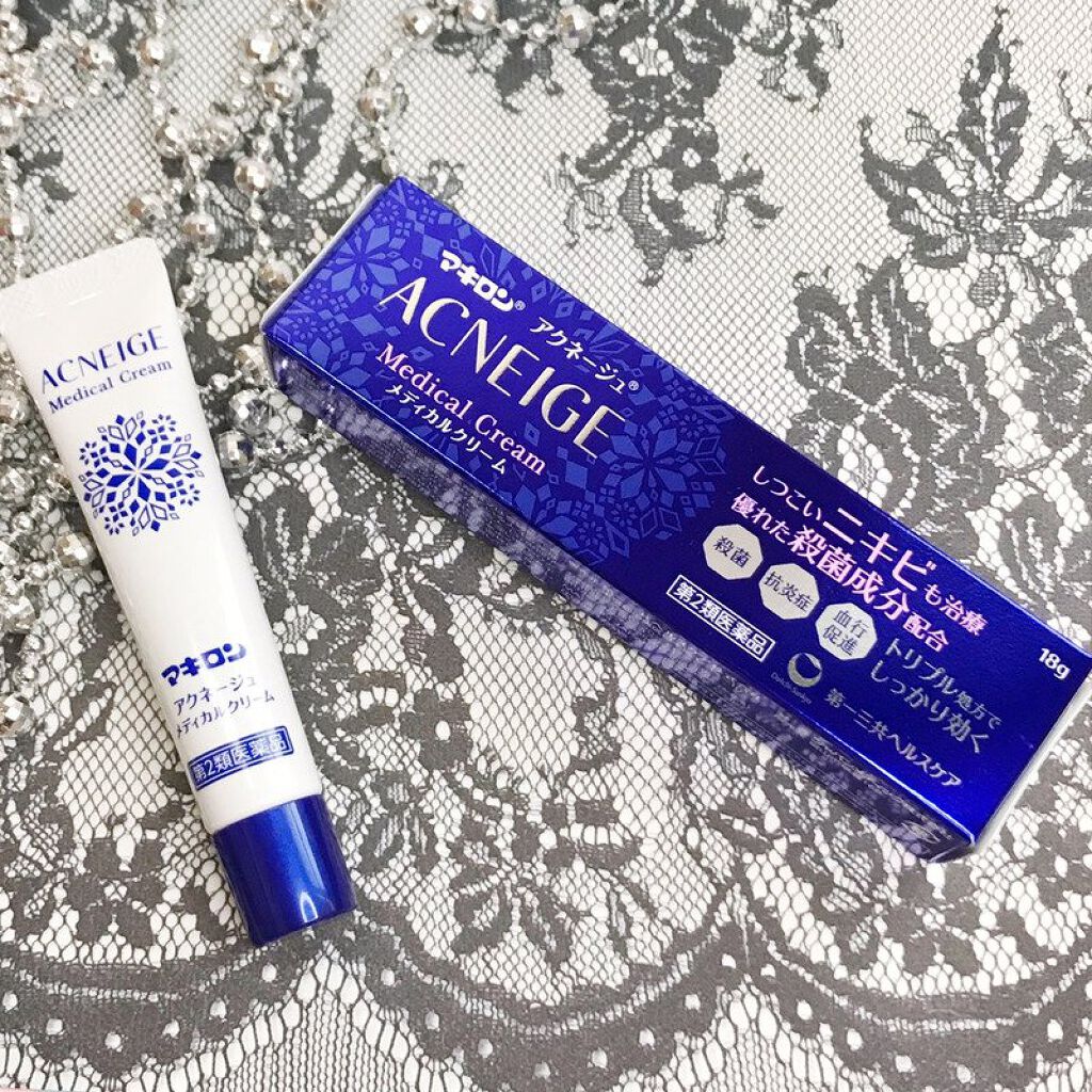  マキロン アクネージュ メディカルクリーム	(医薬品）	/マキロン/その他を使ったクチコミ（1枚目）