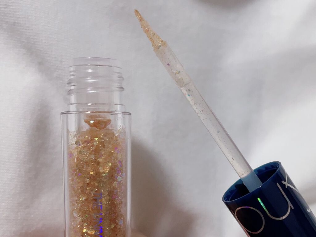 リキッド グリッター シャドウ/rom&nd/グリッターを使ったクチコミ（3枚目）