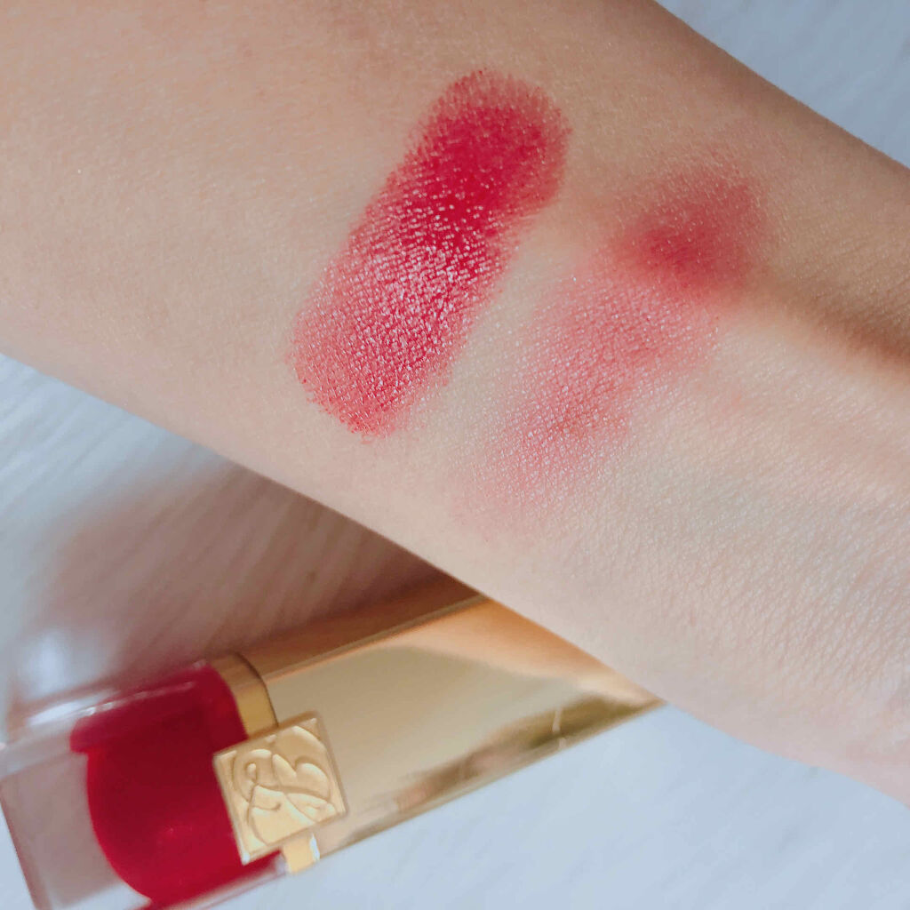 ピュア カラー クリスタル シアー リップスティック/ESTEE LAUDER/口紅を使ったクチコミ（2枚目）