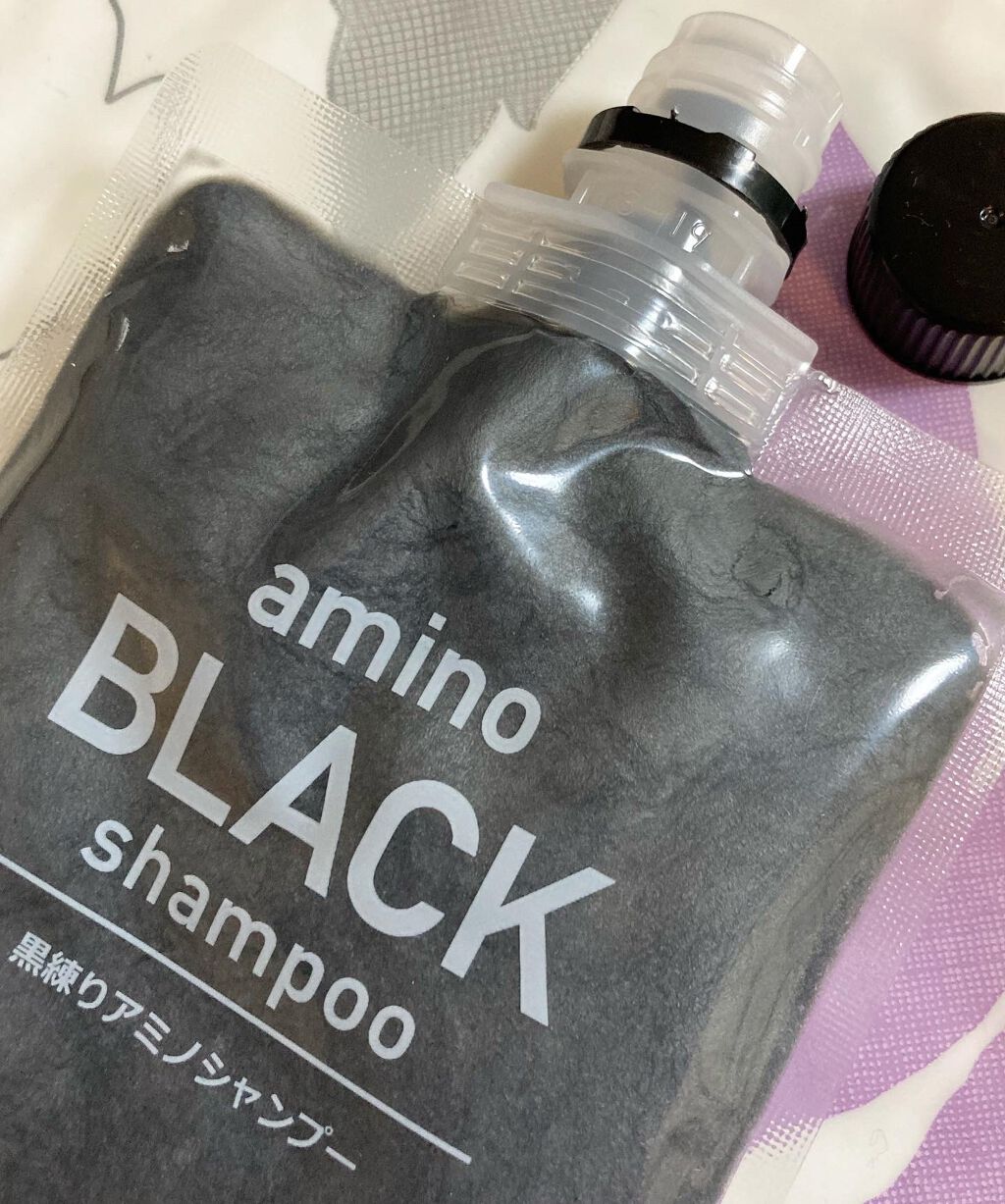 アミノブラックシャンプー/ダメリーノ/市販シャンプーを使ったクチコミ（3枚目）