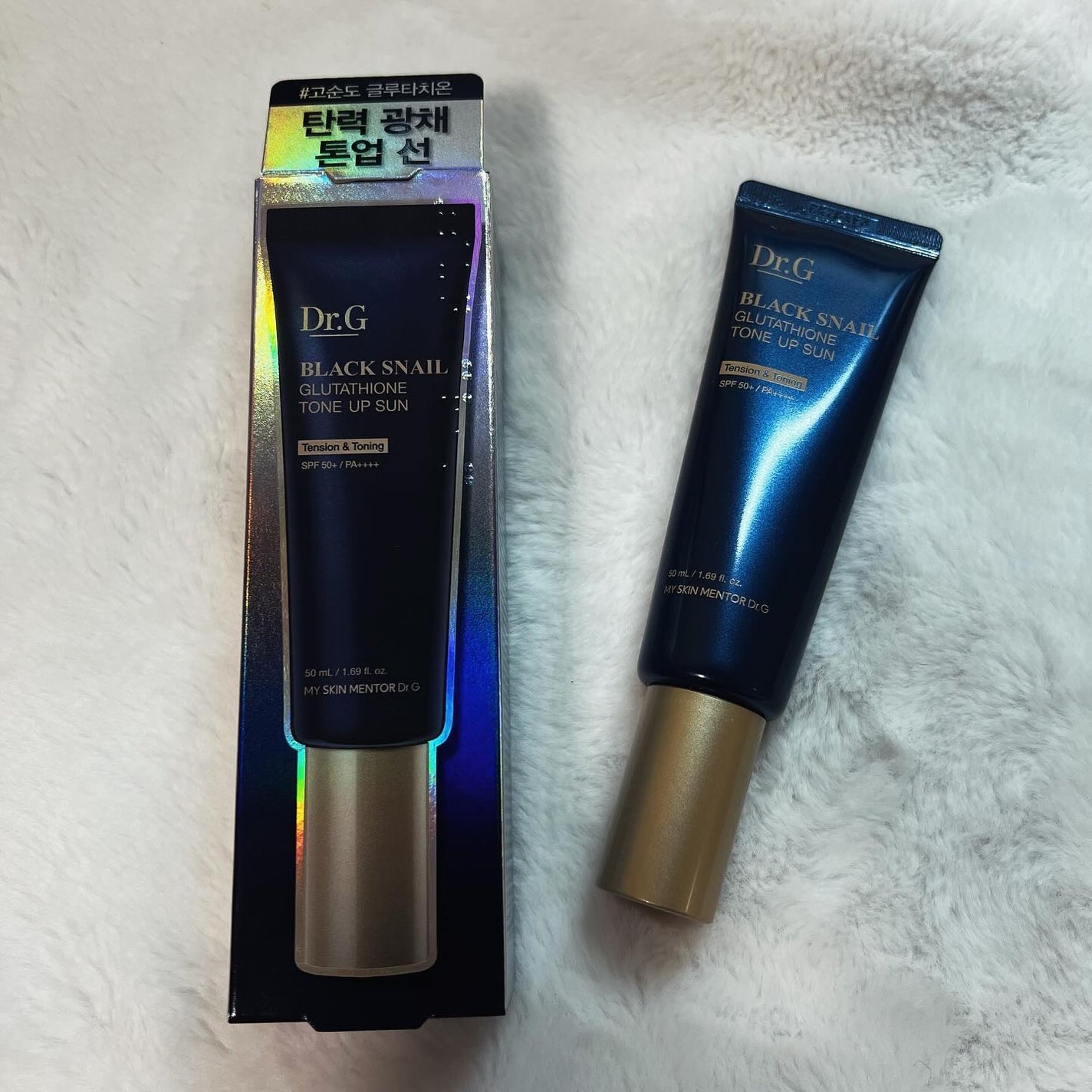 ブラックスネイルグルタチオントーンアップサン/Dr.G/日焼け止めクリームを使ったクチコミ(1枚目)