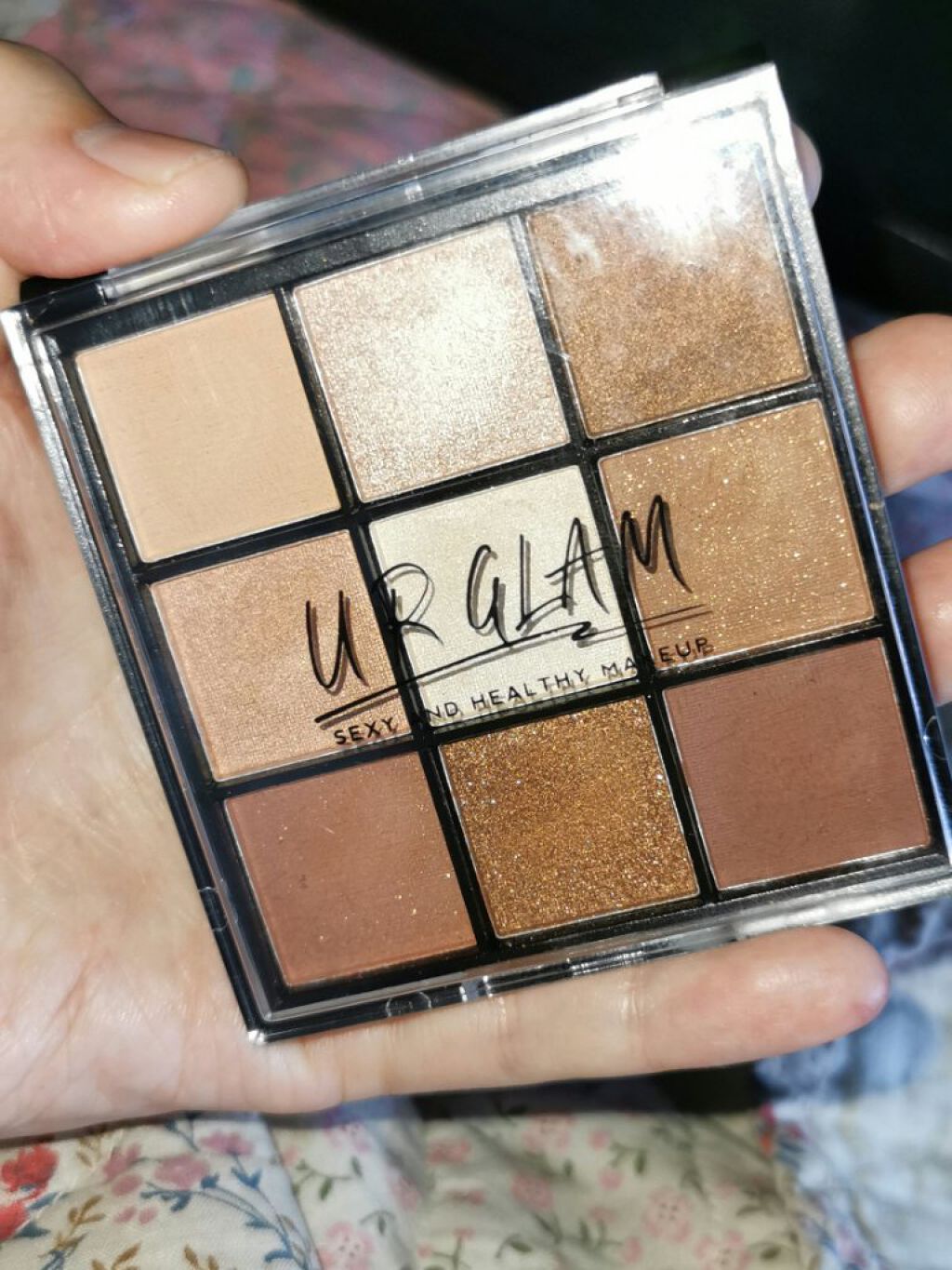 UR GLAM　BLOOMING EYE COLOR PALETTE/U R GLAM/アイシャドウパレットを使ったクチコミ（1枚目）