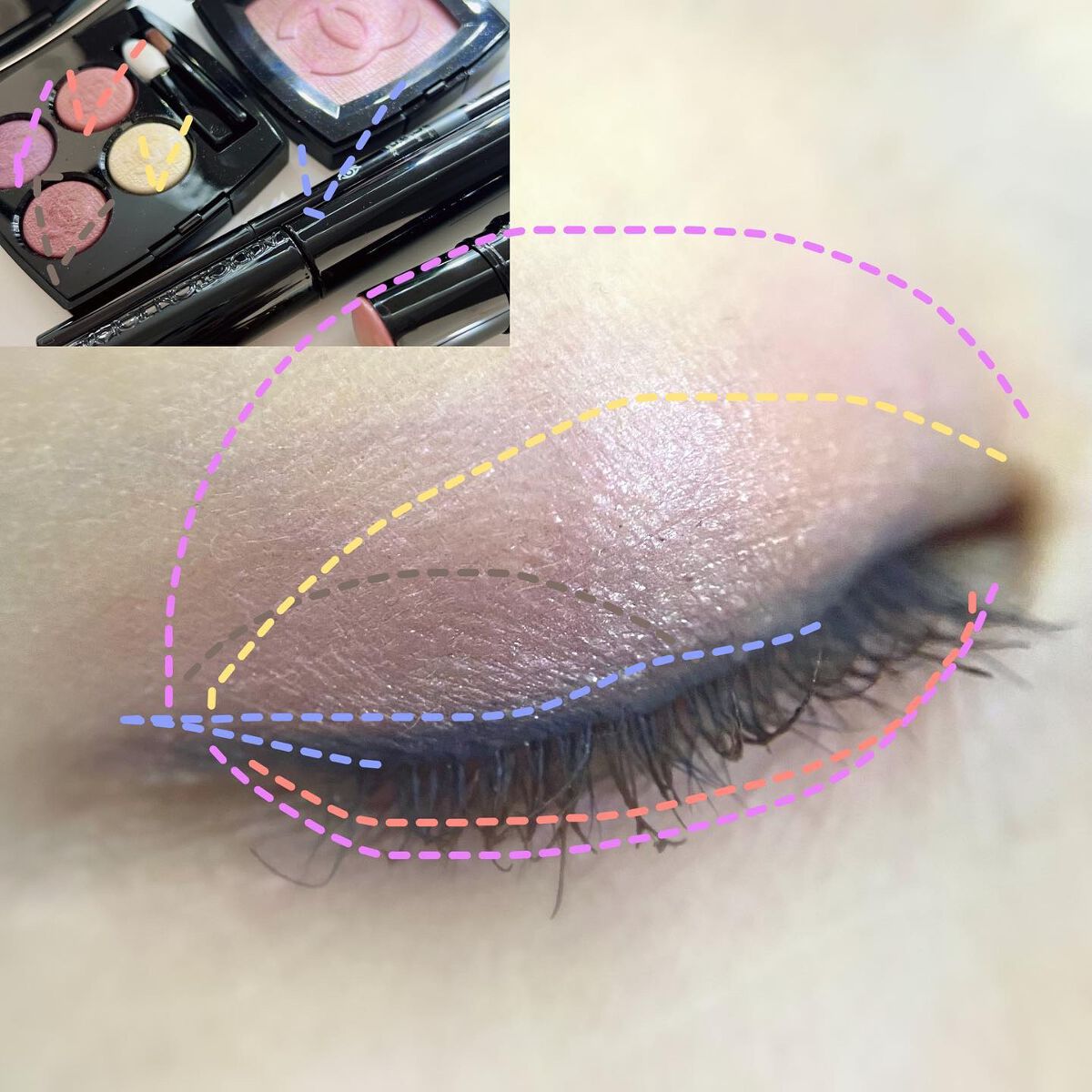 レ キャトル オンブル/CHANEL/アイシャドウパレットを使ったクチコミ(3枚目)