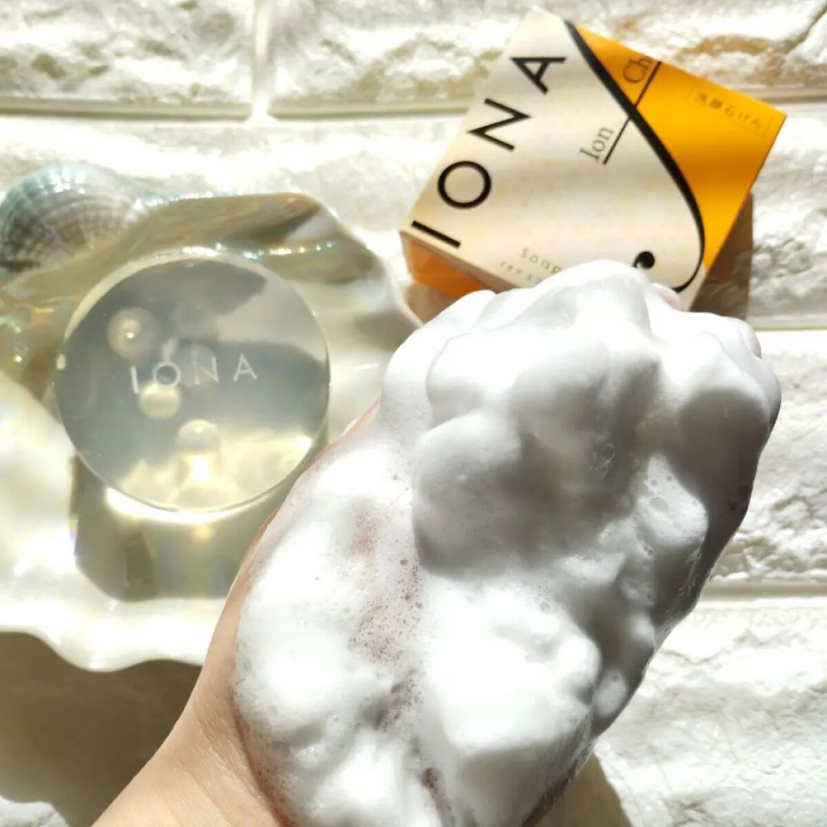 ソープ/イオナ エフ/洗顔石鹸を使ったクチコミ（2枚目）