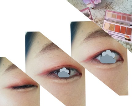 シャイニーアイパレットハニーオレンジ/VAVI MELLO/アイシャドウパレットを使ったクチコミ(2枚目)