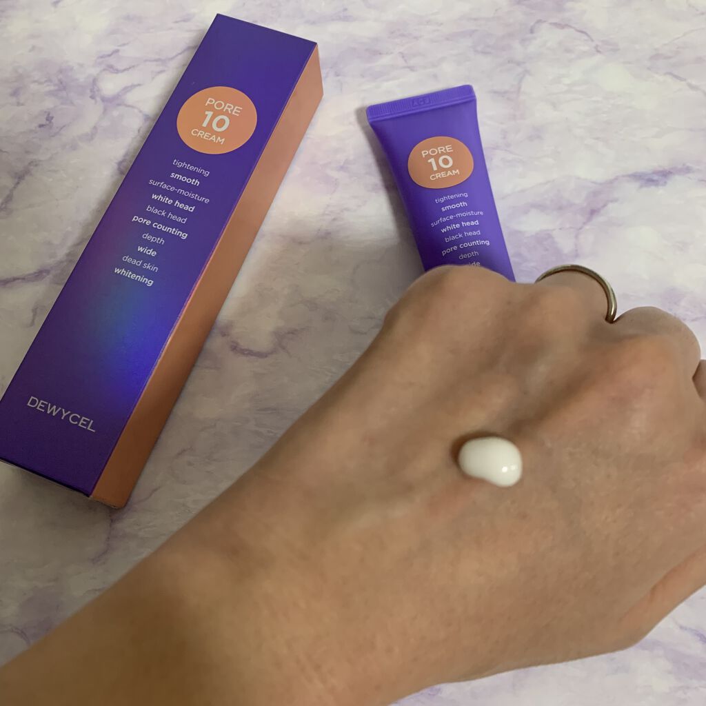 ポアーテンクリーム/DEWYCEL/化粧下地を使ったクチコミ（2枚目）