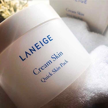 LANEIGE クリームスキン クイックスキンパックのクチコミ「一分一秒を争う小さな子を持つ働く母の﻿
朝は戦争といっても過言ではない﻿
﻿
シートマスクはお.....」（1枚目）