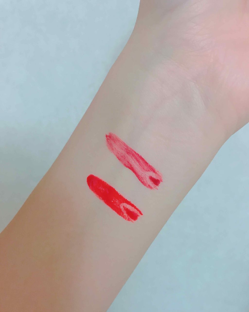 ディアダーリン ウォータージェルティント (アイスティント)/ETUDE/口紅を使ったクチコミ(2枚目)