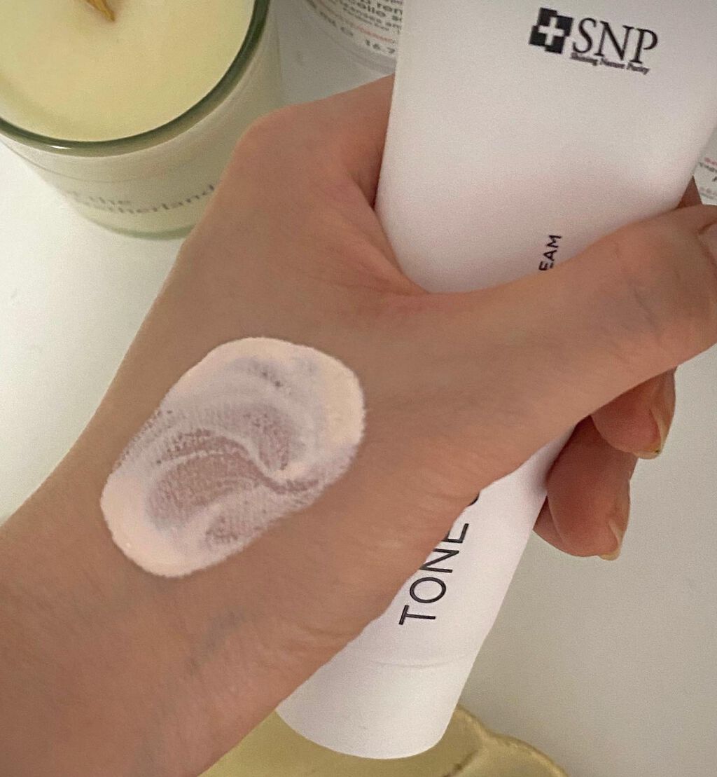 UVパーフェクトエアトーンアップサンクリーム/SNP/日焼け止めクリームを使ったクチコミ（2枚目）