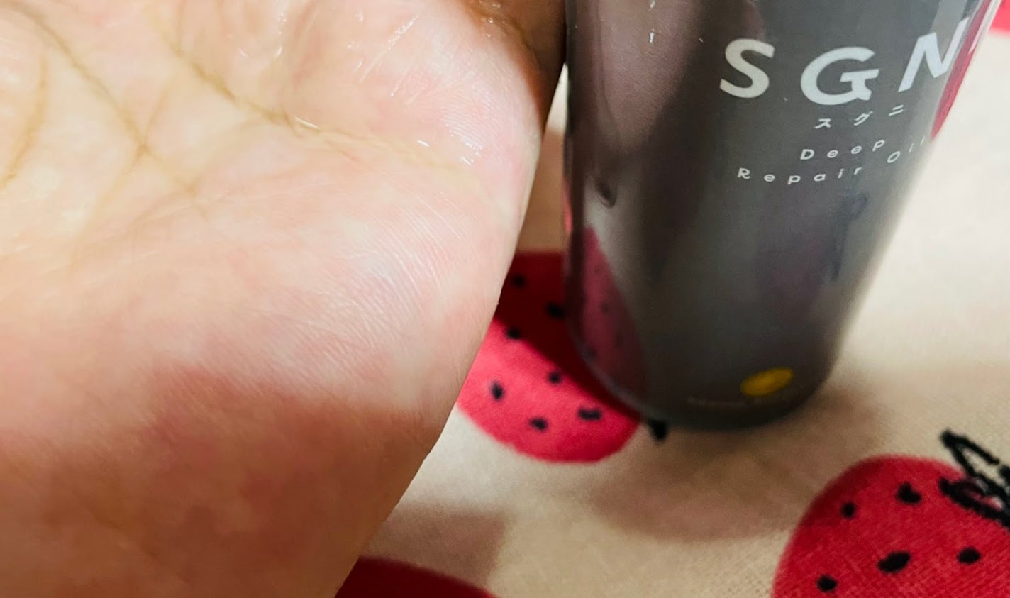 スグニ ディープリペアオイル/SGNI/ヘアオイルを使ったクチコミ(3枚目)