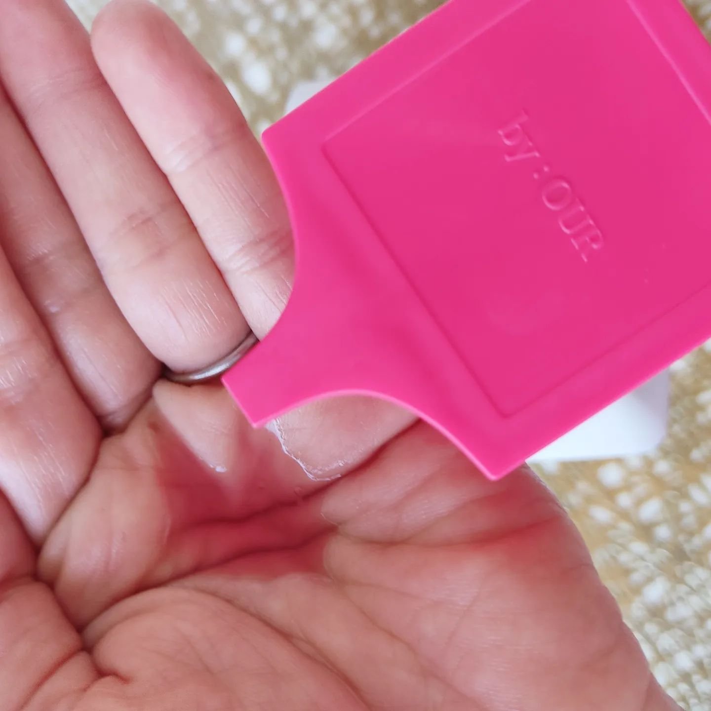 ミルクプロテイン ボディクレンザー ストロベリー/by : OUR/ボディソープを使ったクチコミ（2枚目）