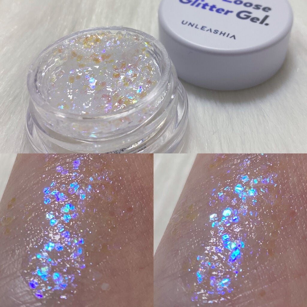 ゲットルーズグリッタージェル/unleashia/グリッターを使ったクチコミ(2枚目)