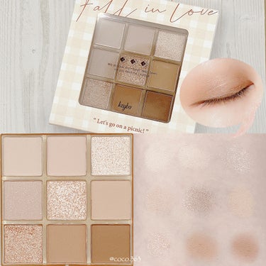 KEYBO FALL IN LOVE SHADOW PALETTE/keybo/パウダーアイシャドウを使ったクチコミ（2枚目）