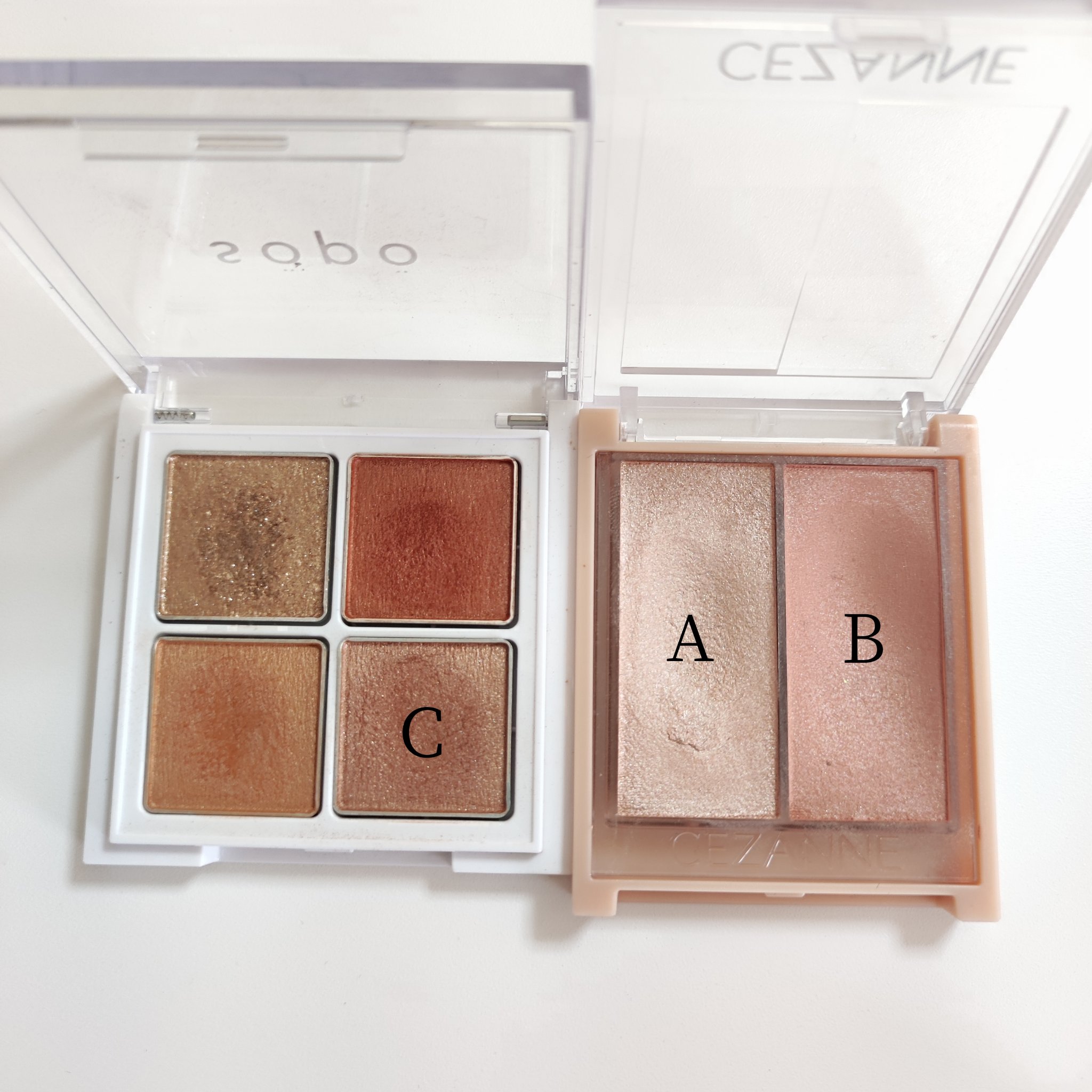 フェイスグロウカラー/CEZANNE/クリームハイライトを使ったクチコミ（2枚目）