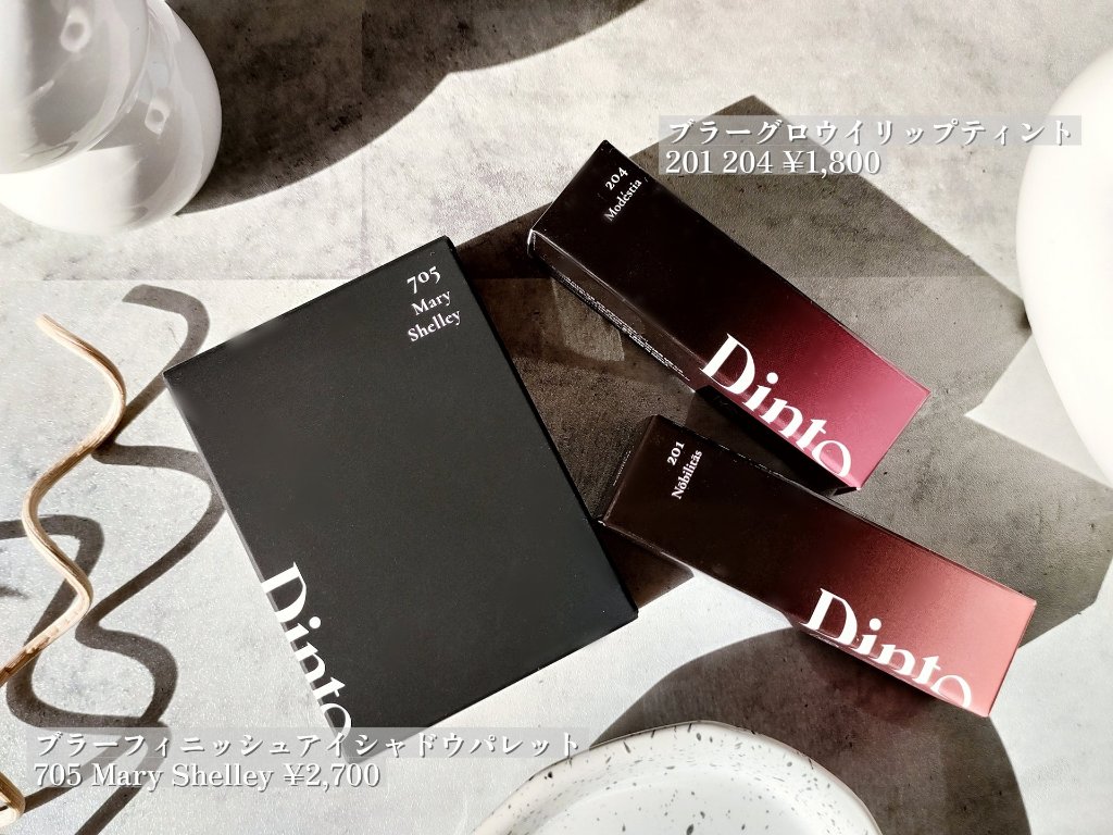 ブラーフィニシュシャドウパレット/Dinto/アイシャドウパレットを使ったクチコミ（2枚目）