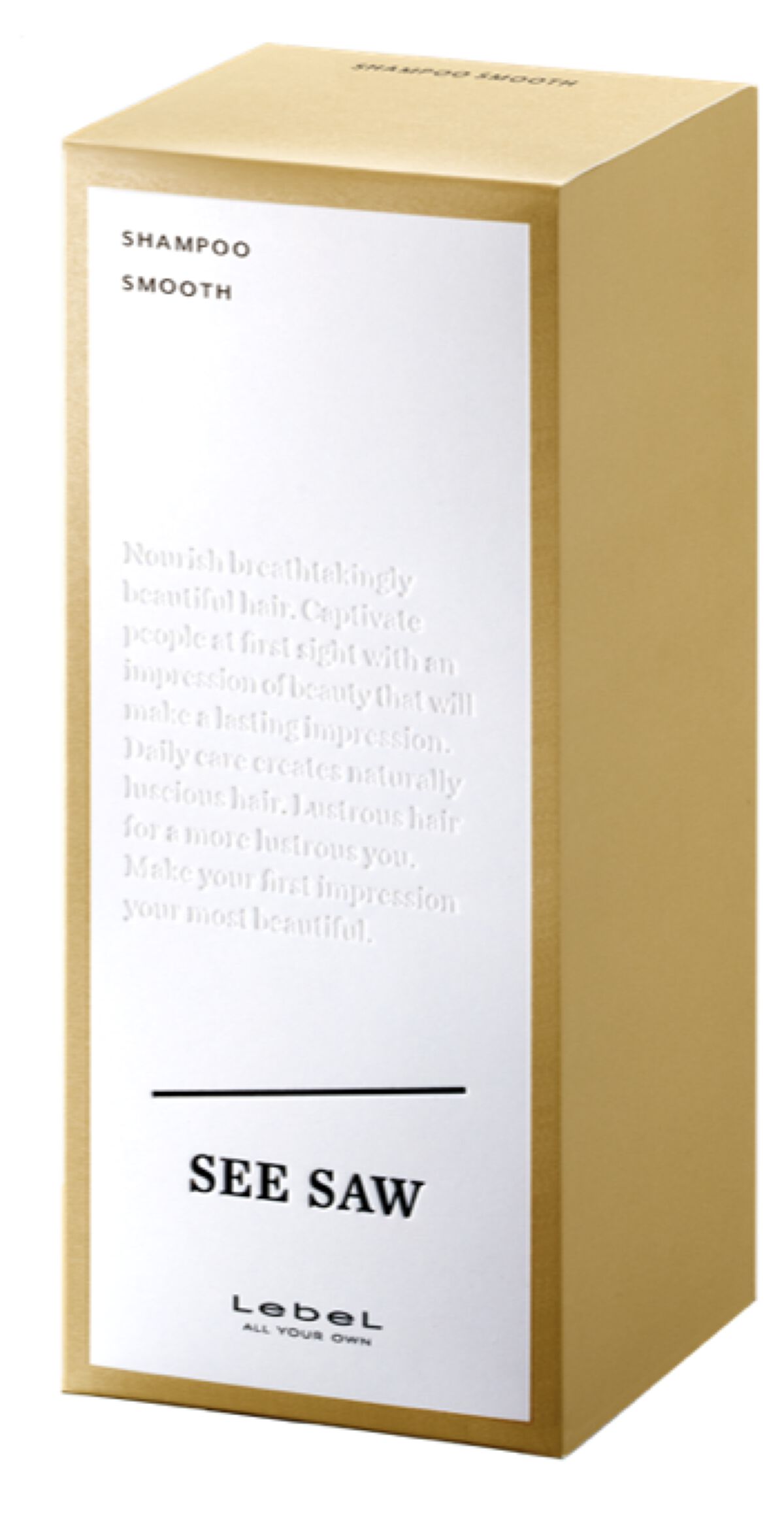 SEE/SAW ヘア＆スキャルプシャンプー/ヘアトリートメントスムース SHAMPOO 250mL