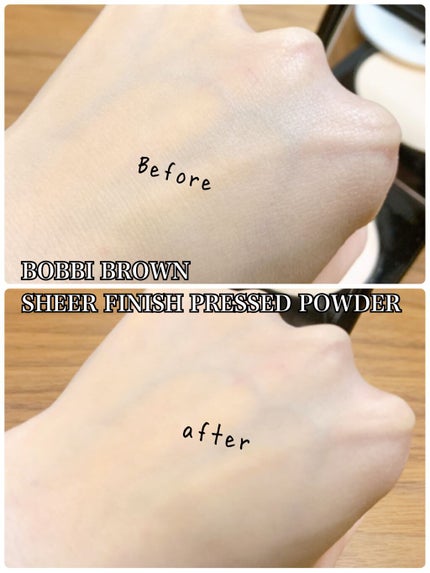 シアーフィニッシュ プレストパウダー/BOBBI BROWN/プレストパウダーを使ったクチコミ(6枚目)