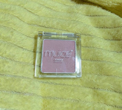 ぽわんチーク/muice/パウダーチークを使ったクチコミ(1枚目)