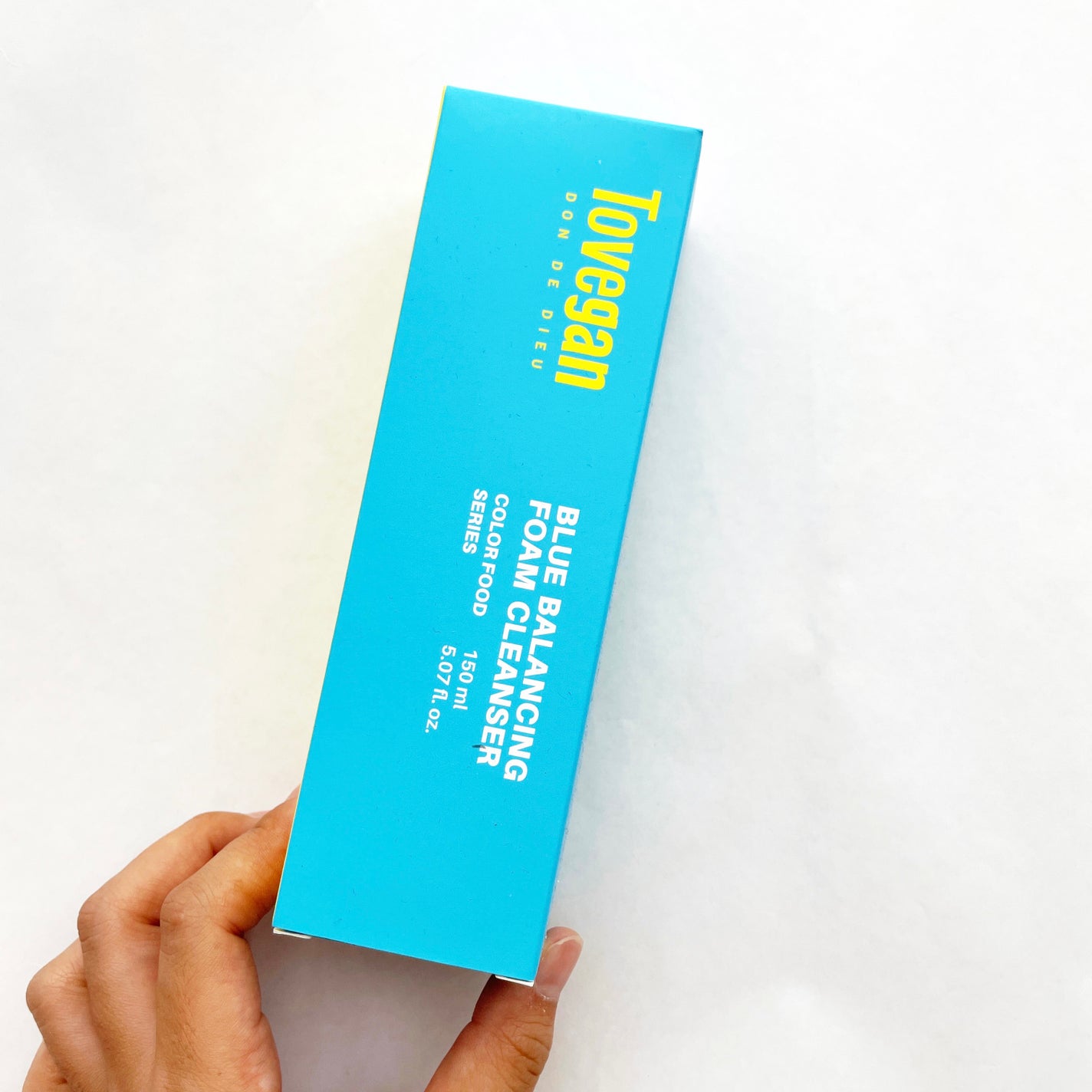 カラーフードシリーズブルーバランシングフォームクレンザー/Tovegan/洗顔フォームを使ったクチコミ(2枚目)