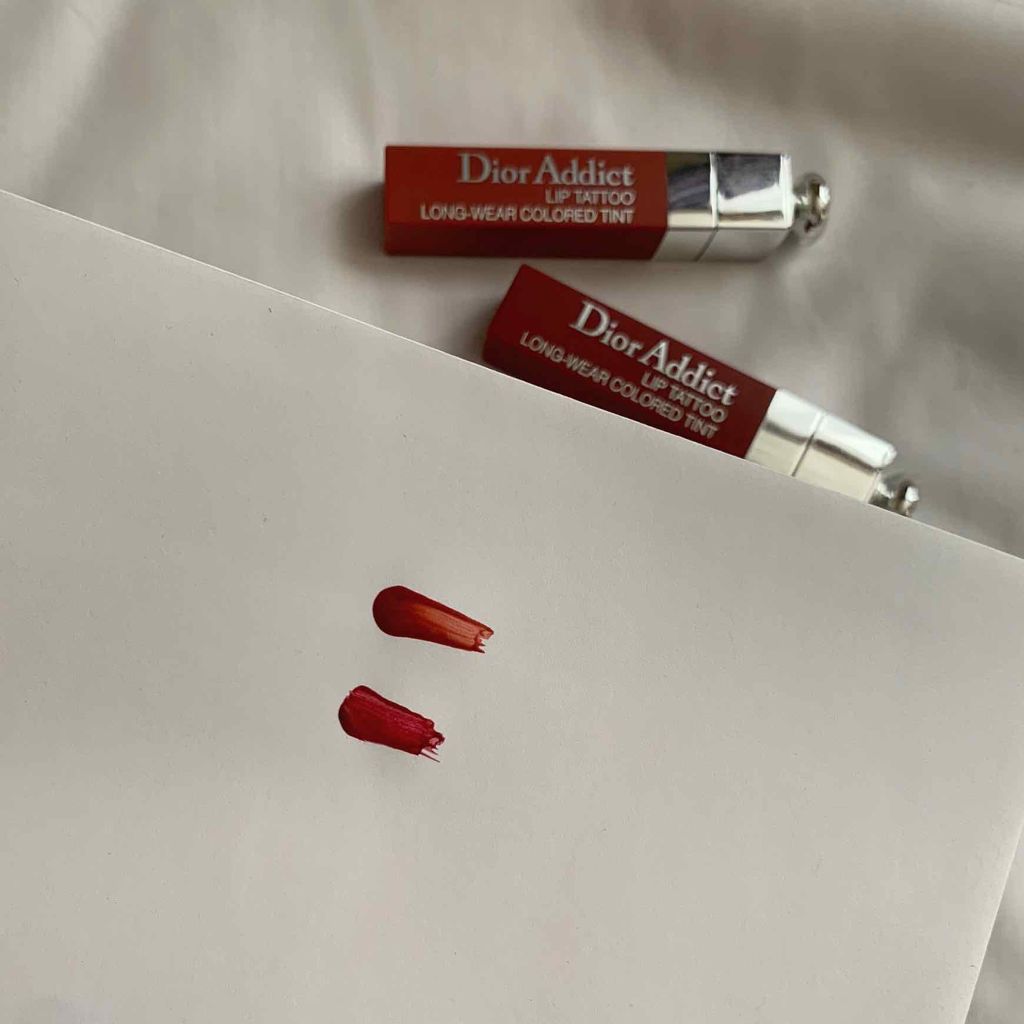 【旧】ディオール アディクト リップ ティント 541 ナチュラル シエナ/Dior/リップグロスを使ったクチコミ（3枚目）