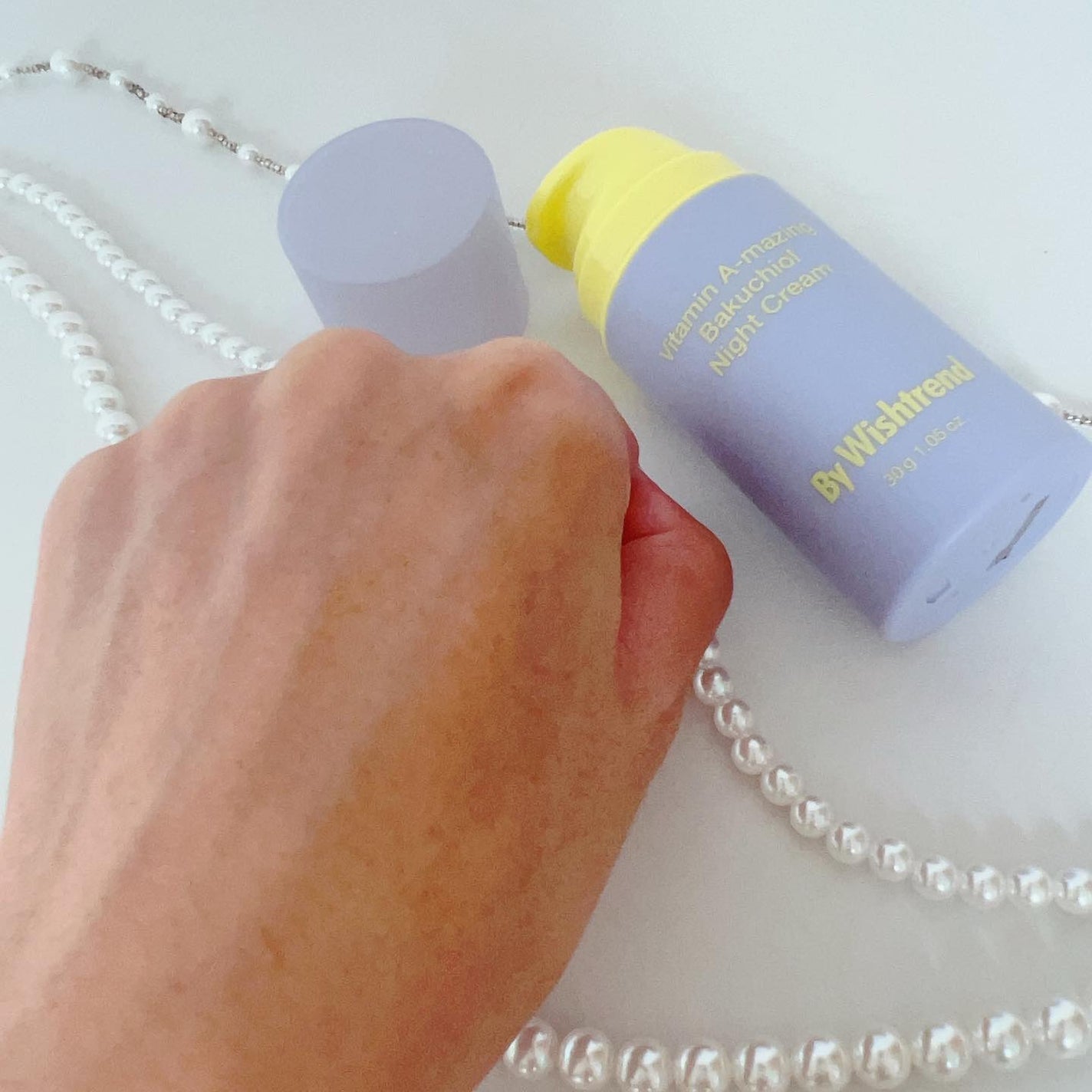 ビタミンA-mazingバクチオールナイトクリーム/By Wishtrend/フェイスクリームを使ったクチコミ(4枚目)