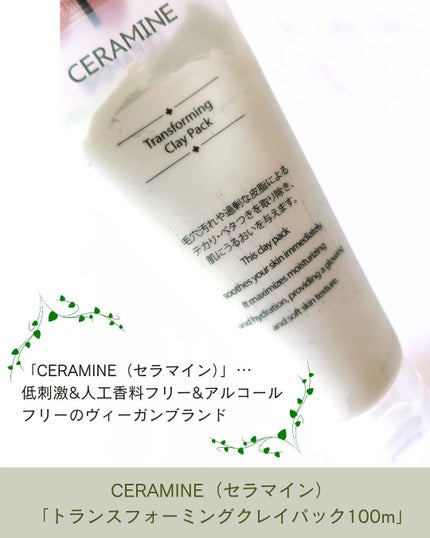 トランスフォーミングクレイパック/CERAMINE/洗い流すパック・マスクを使ったクチコミ(2枚目)