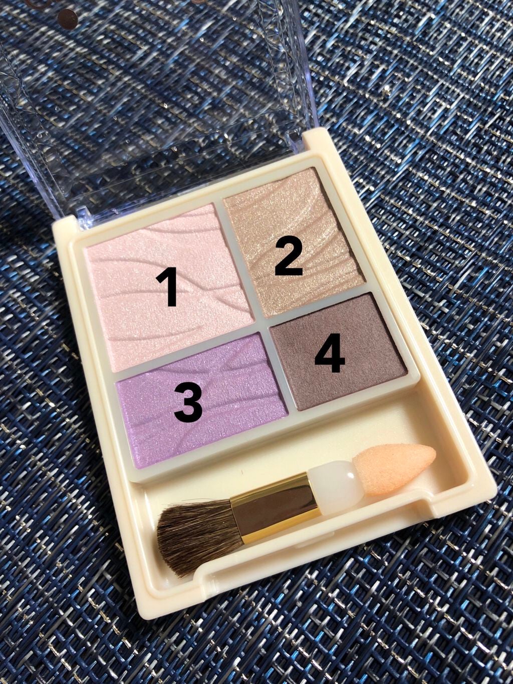 エアリータッチシャドウ/CEZANNE/アイシャドウパレットを使ったクチコミ(2枚目)