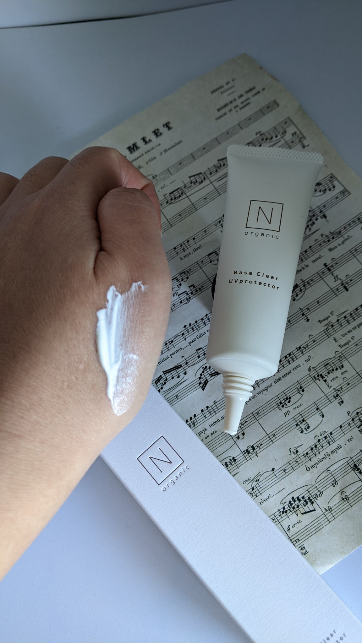 ベース クリアUVプロテクター/Ｎ organic/日焼け止めクリームを使ったクチコミ（3枚目）