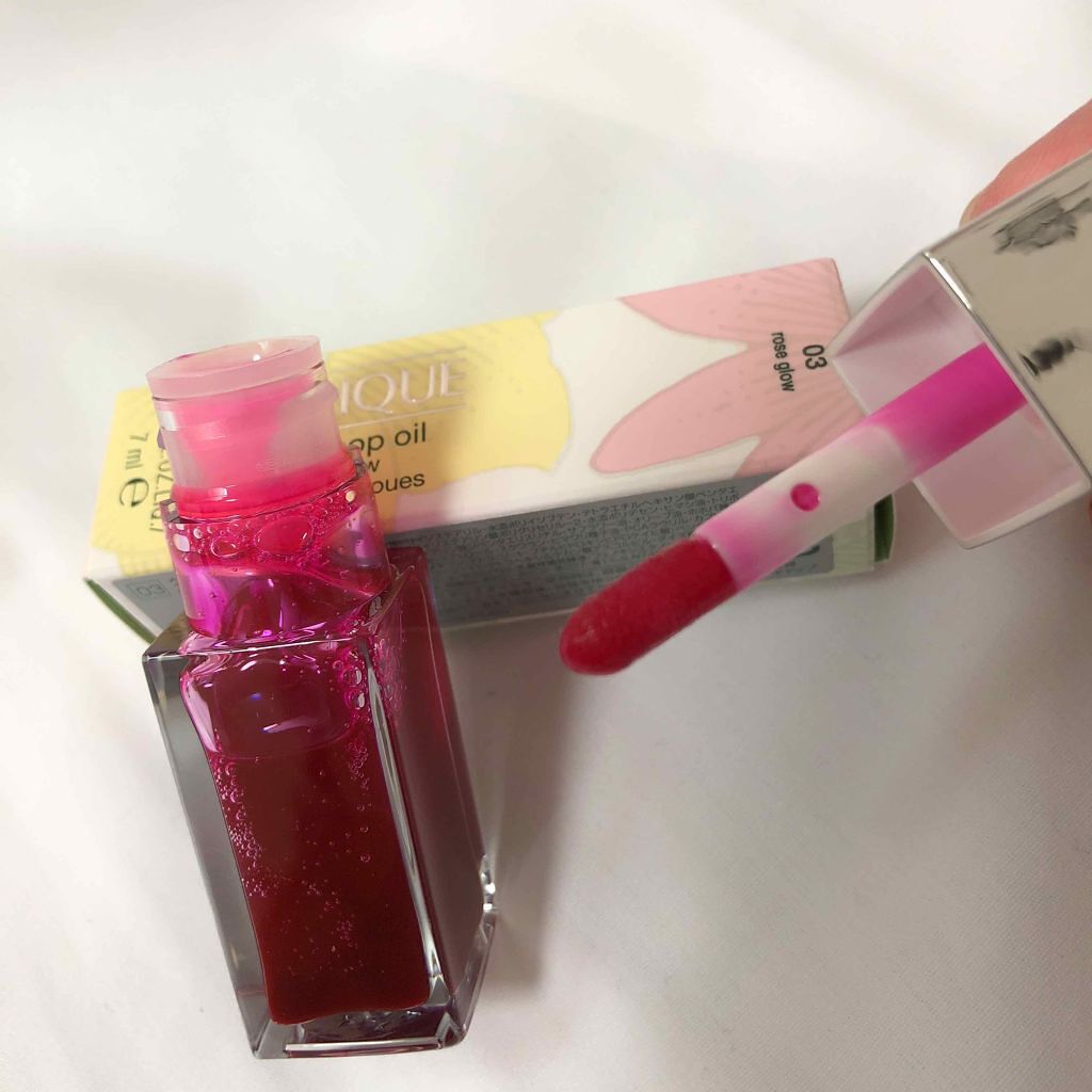 クリニーク ポップ オイル 03 ローズ グロウ/CLINIQUE/リキッドチークを使ったクチコミ（2枚目）