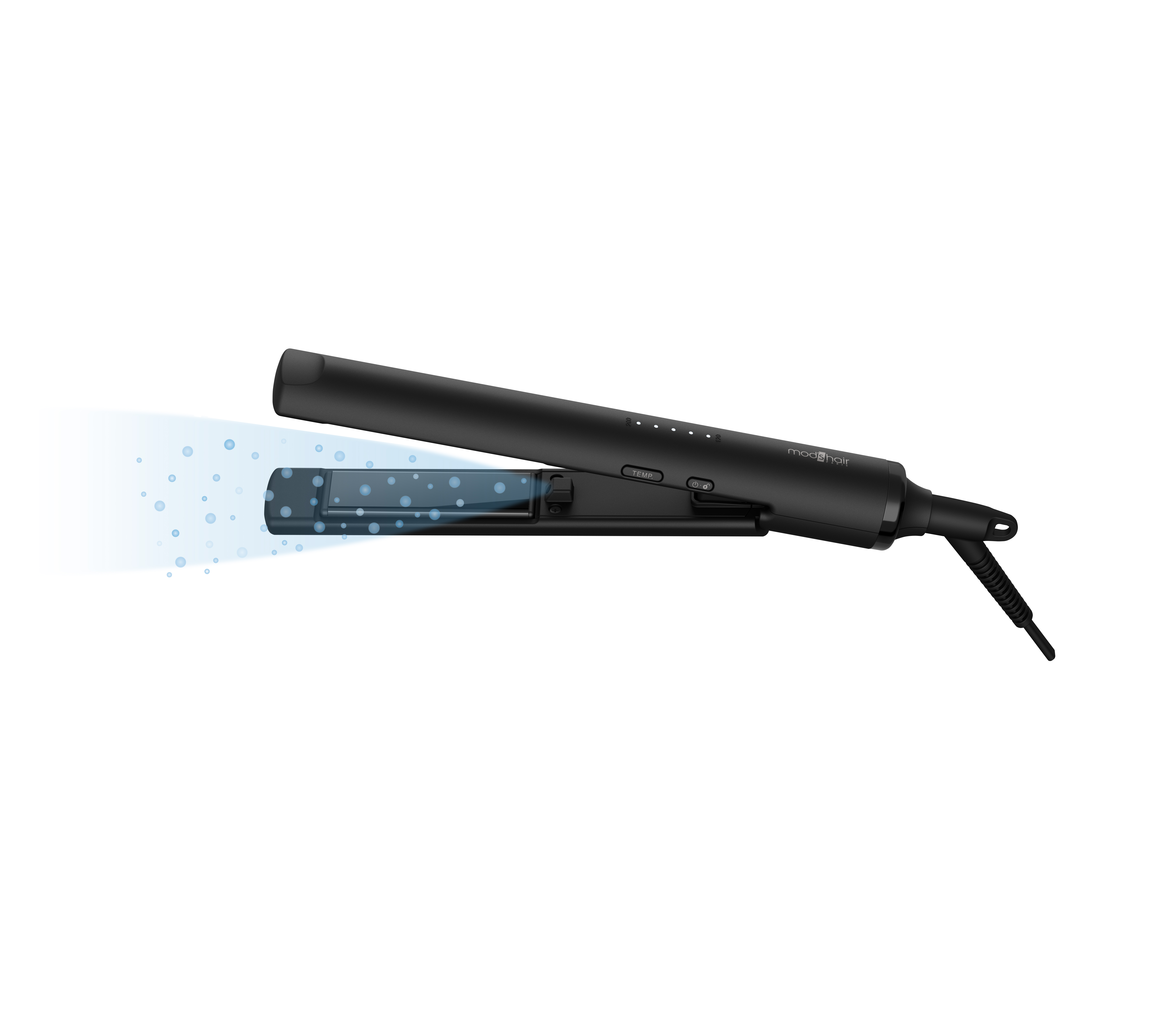 アドバンススマート マイナスイオンストレートアイロン （MHS-2477） ブラック